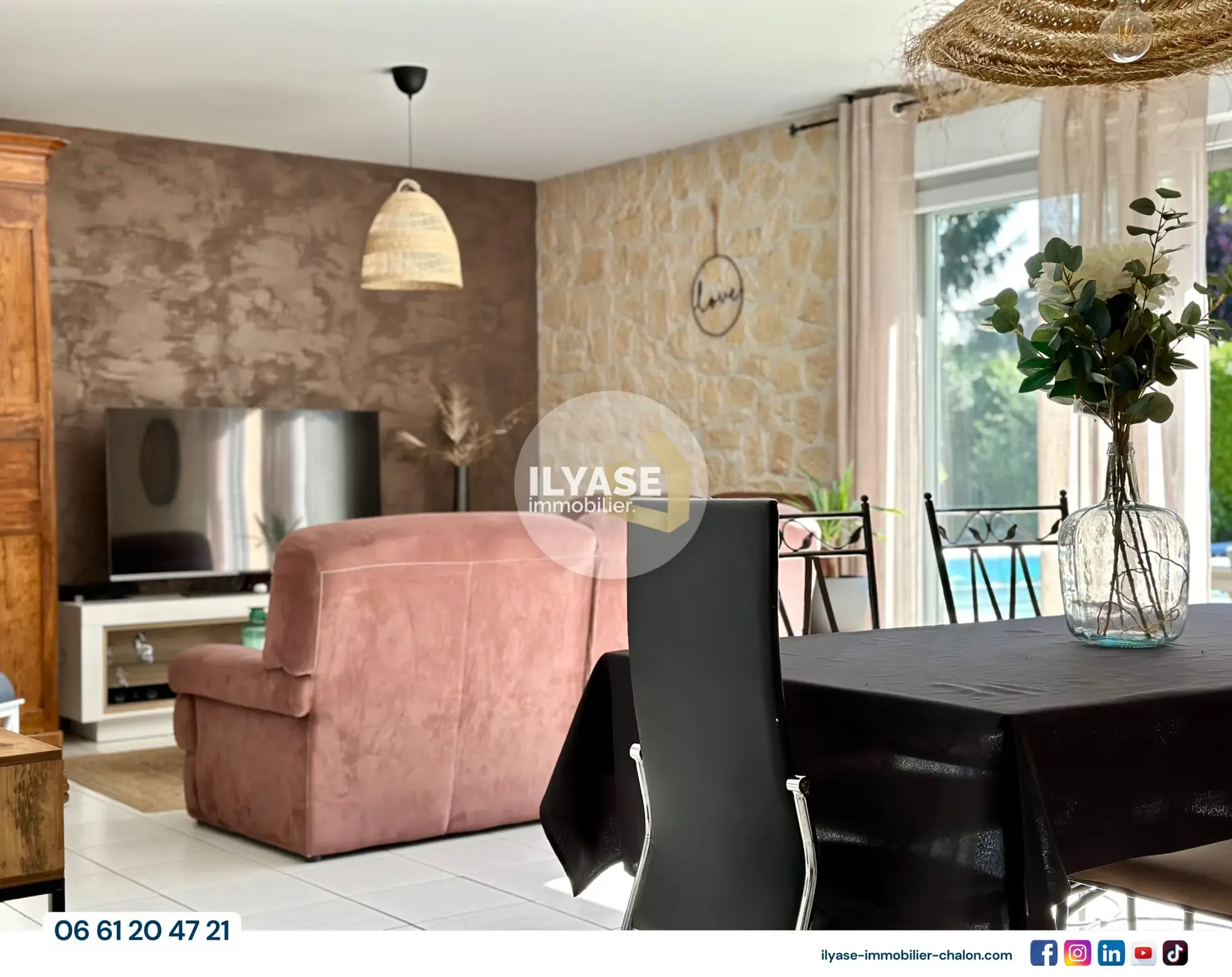 Maison familiale avec piscine et garages à Fragnes-La Loyère, proche de Chalon-sur-Saône 