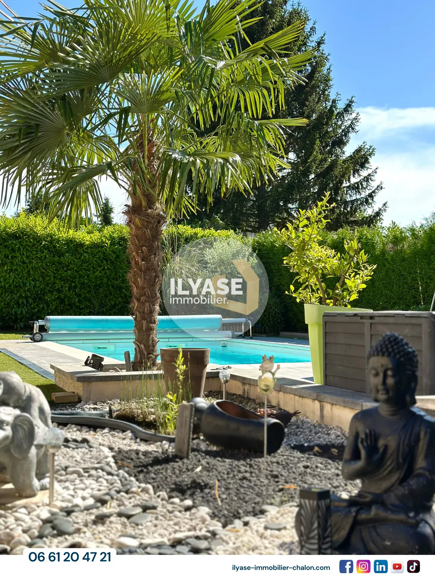 Maison familiale avec piscine et garages à Fragnes-La Loyère, proche de Chalon-sur-Saône 