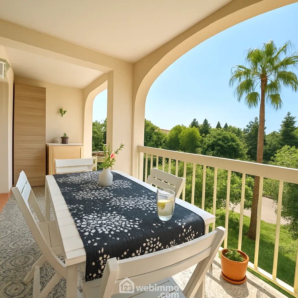 Appartement de 42 m² à Sainte-Maxime avec terrasse, piscine et parking sécurisé