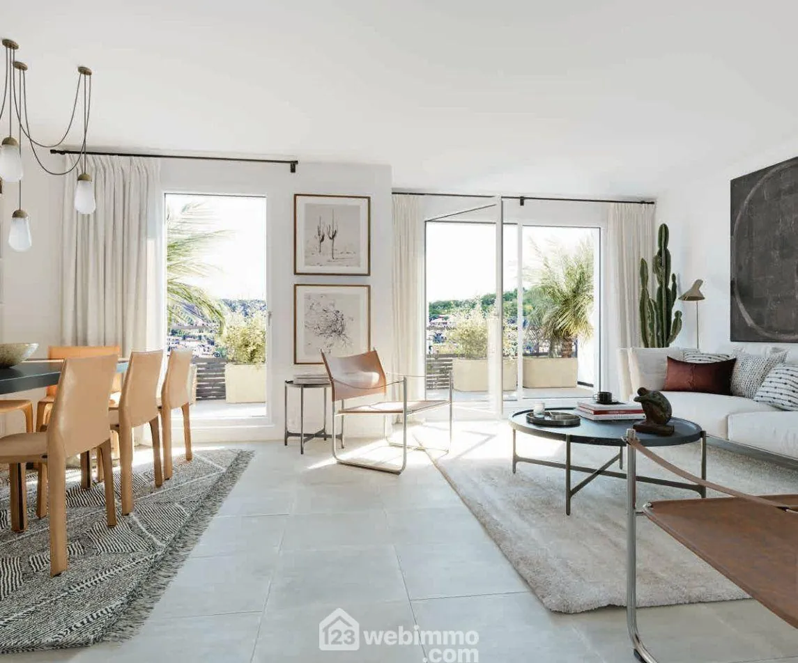 Appartement T2 neuf à Vitrolles avec parking et terrasse - Disponibilité immédiate 