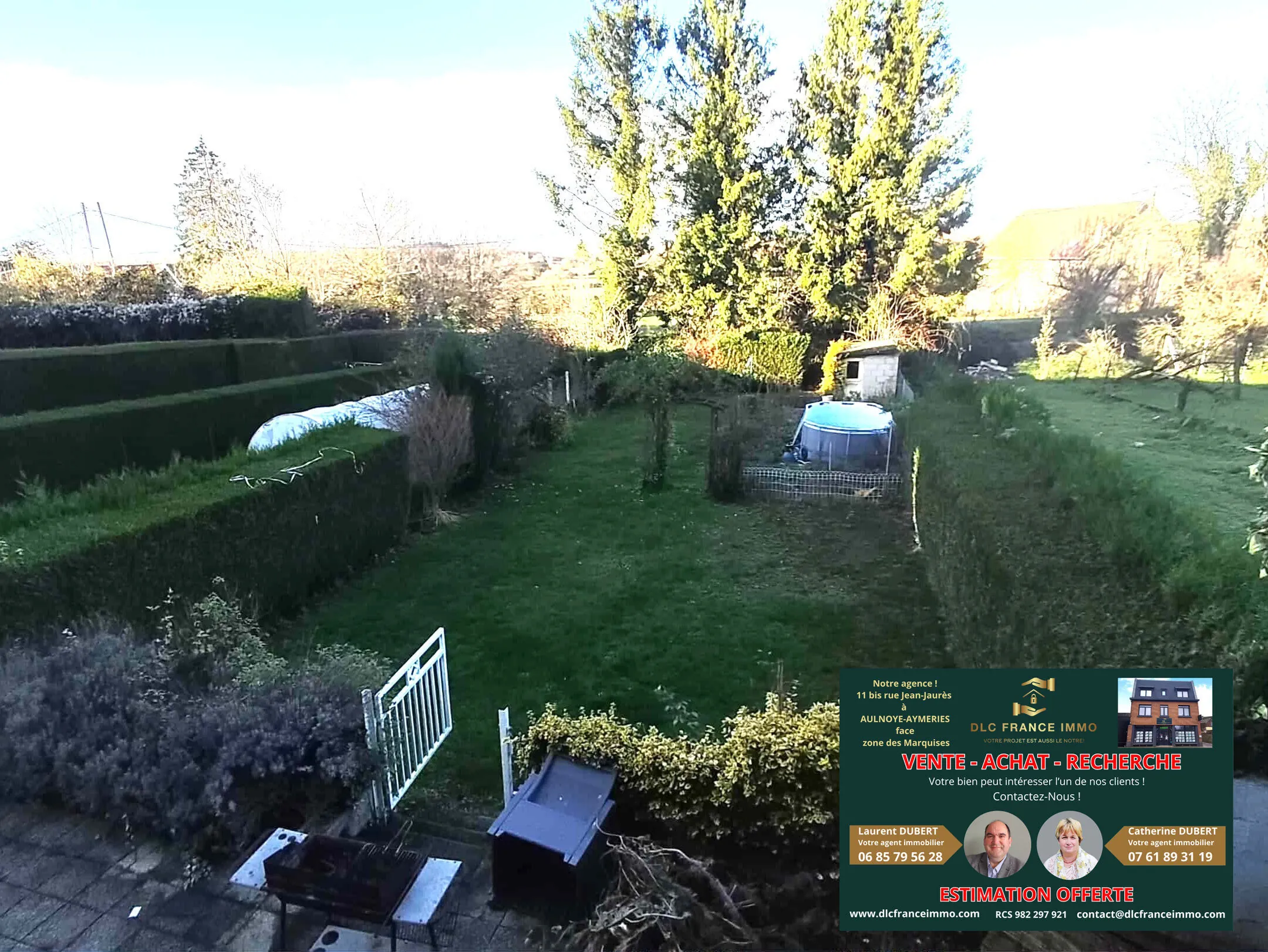 Maison semi-individuelle en vente à Glageon avec jardin et garage 