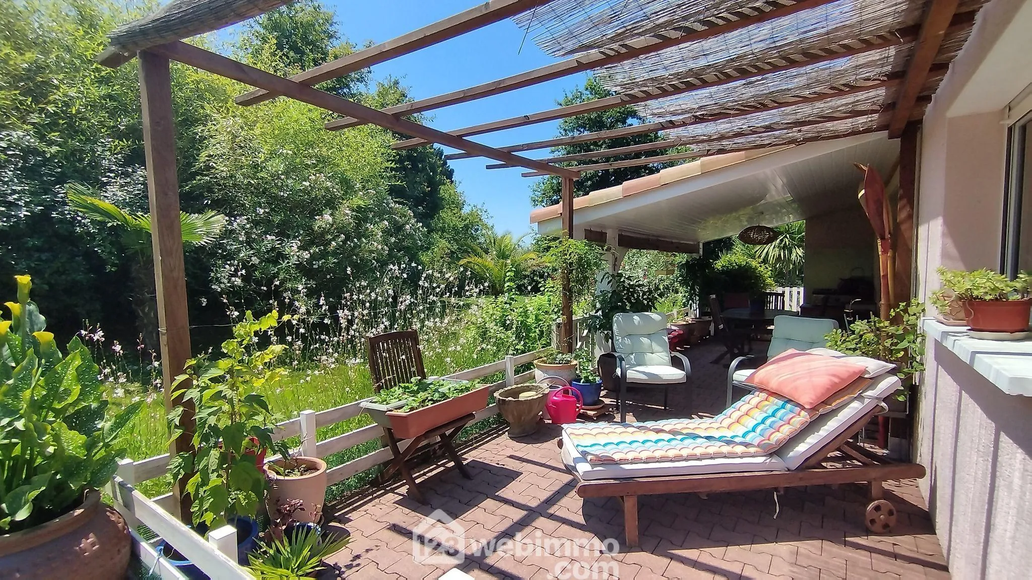 Charmante maison de plain-pied avec terrasse sud à Hagetmau 