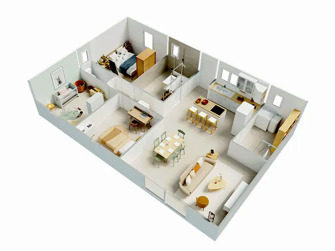 Maison neuve 3 chambres à Saint-Jean-Ligoure, faible consommation énergétique 