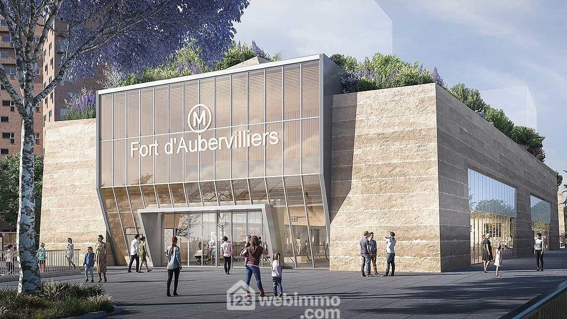 Charmant appartement 2 pièces de 39 m² à Aubervilliers proche Paris 