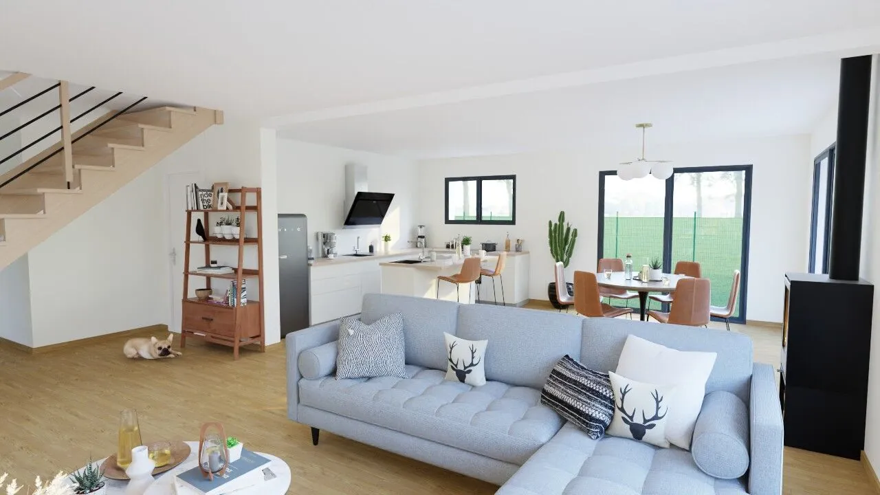 Construction maison sur mesure à Salornay-sur-Guye - Terrain de 980m² hors lotissement 