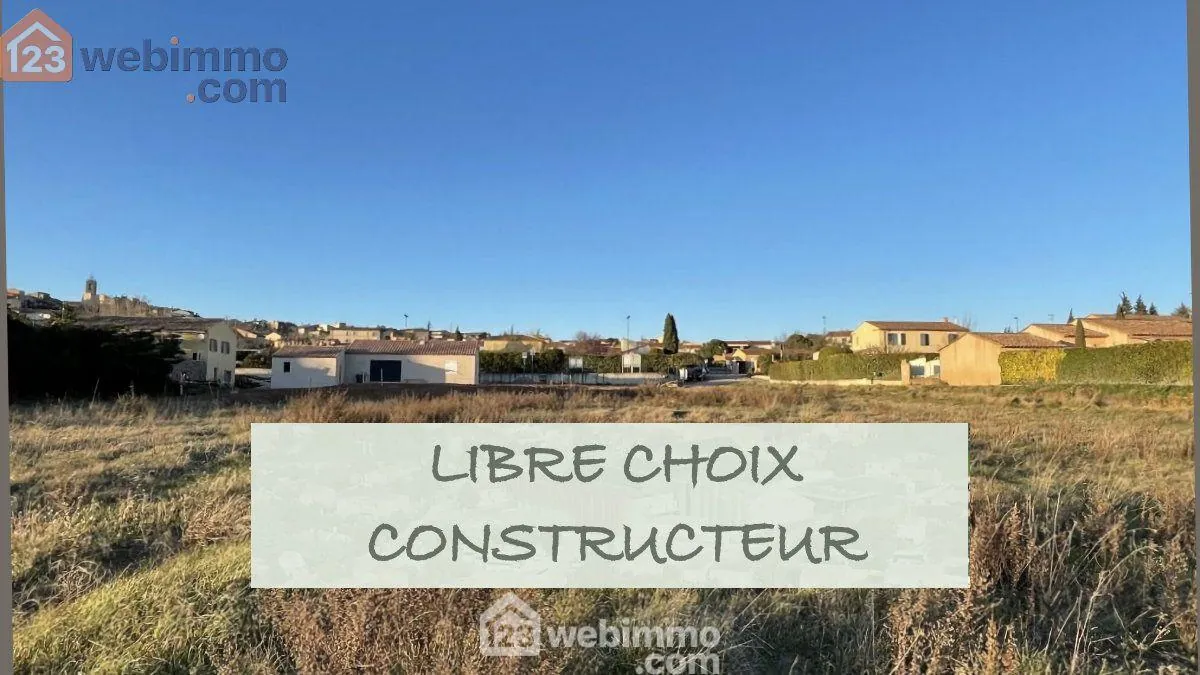 Terrain constructible de 512 m² à Pourrières, proche Aix-en-Provence