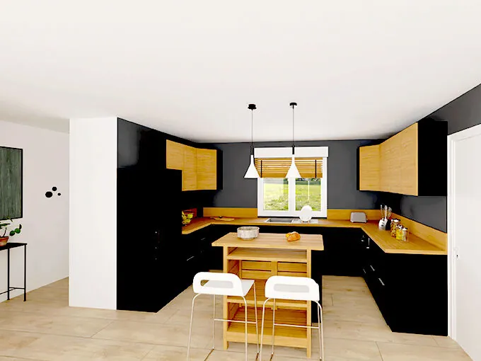 Maison neuve 3 chambres à Saint Victurnien - Offre clé en main à 161 097 euros 