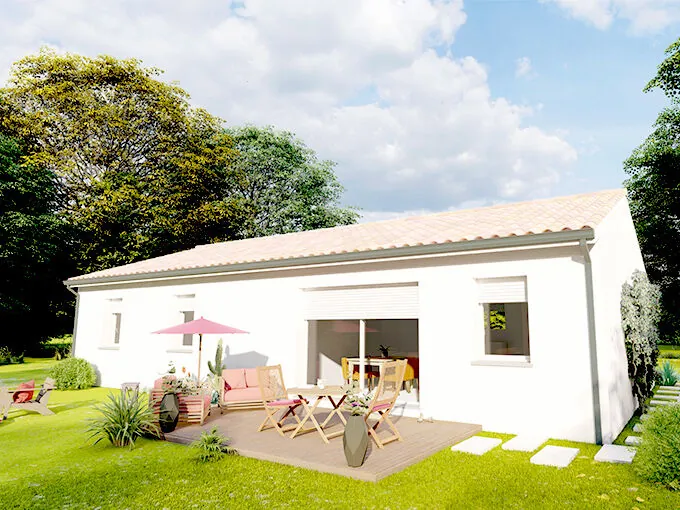 Maison neuve 3 chambres à Saint Victurnien - Offre clé en main à 161 097 euros 