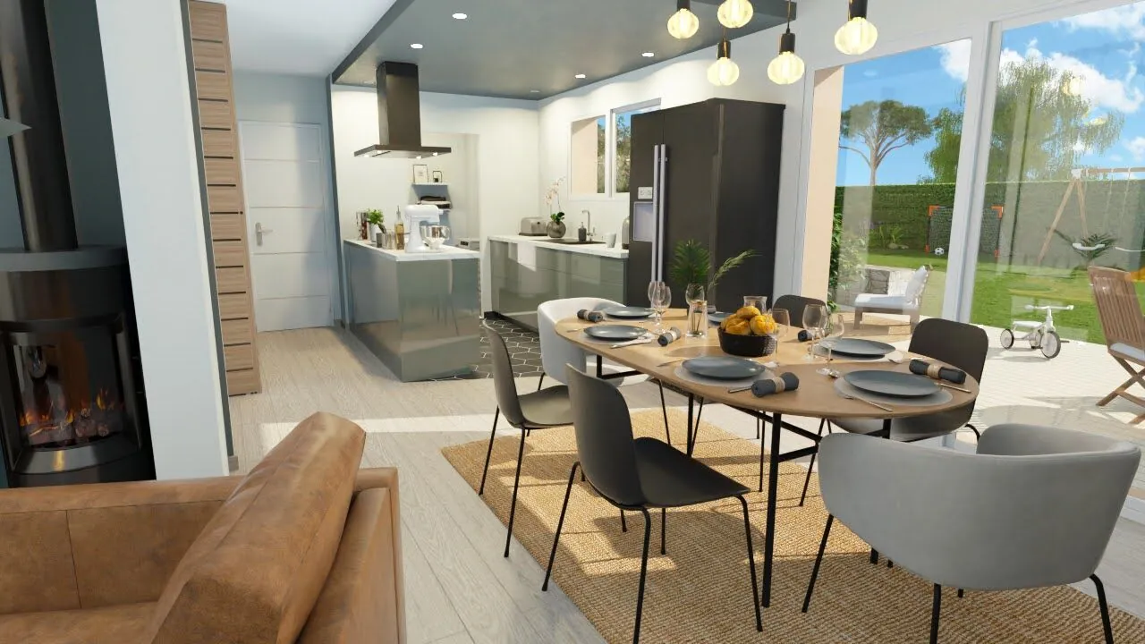 Nouveau projet immobilier avec 3 chambres, extérieur calme et vue vignoble à Saint-Pierre-de-Mons 