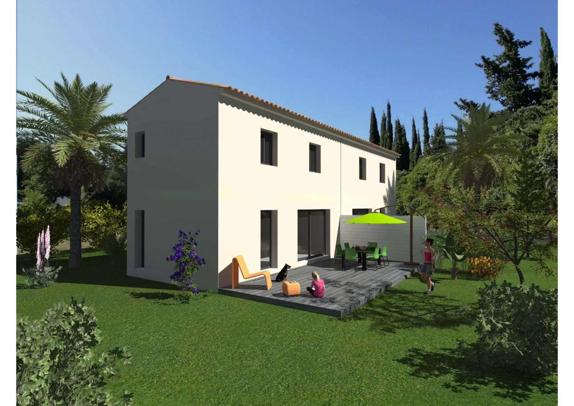 Maison T3 neuve de 70 m² avec jardin et parking à La Seyne-sur-Mer