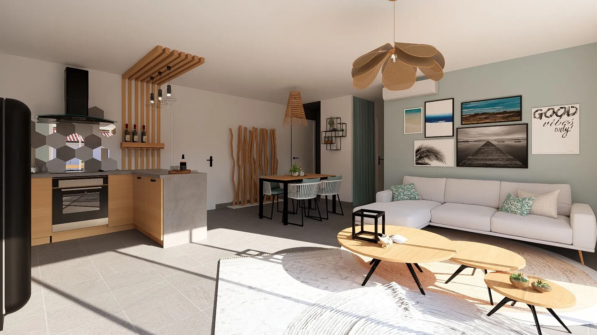 Maison neuve 3 chambres à Sainte Marie de Gosse – Projet écoénergétique 