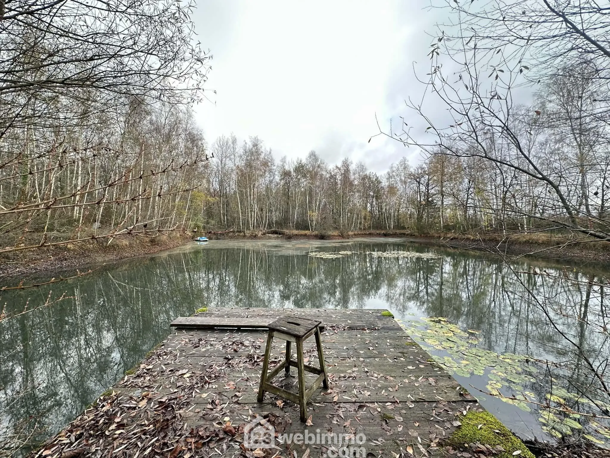 Magnifique terrain de loisirs avec étang à Étouvelles - 10 450 m² 