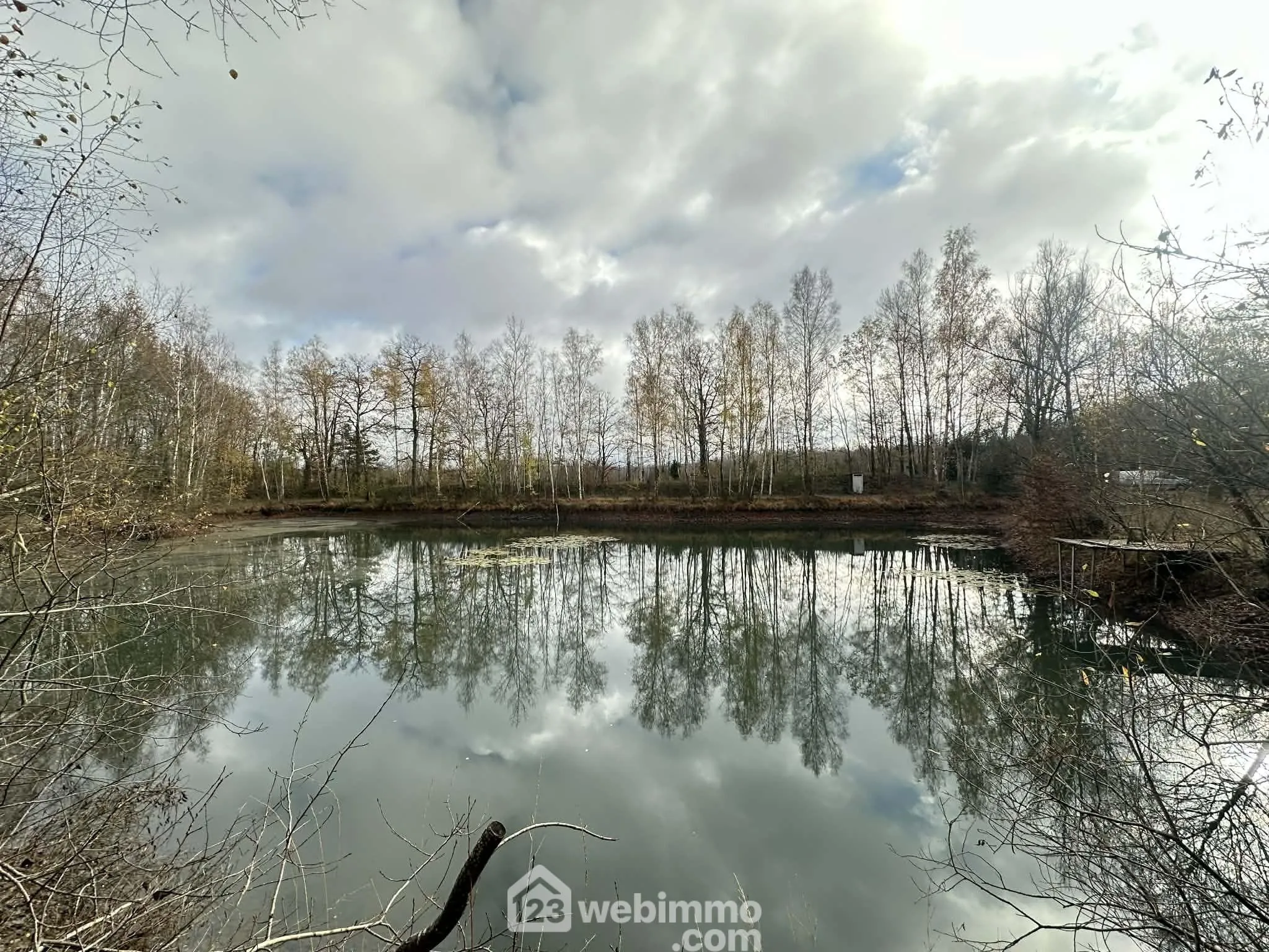 Magnifique terrain de loisirs avec étang à Étouvelles - 10 450 m² 