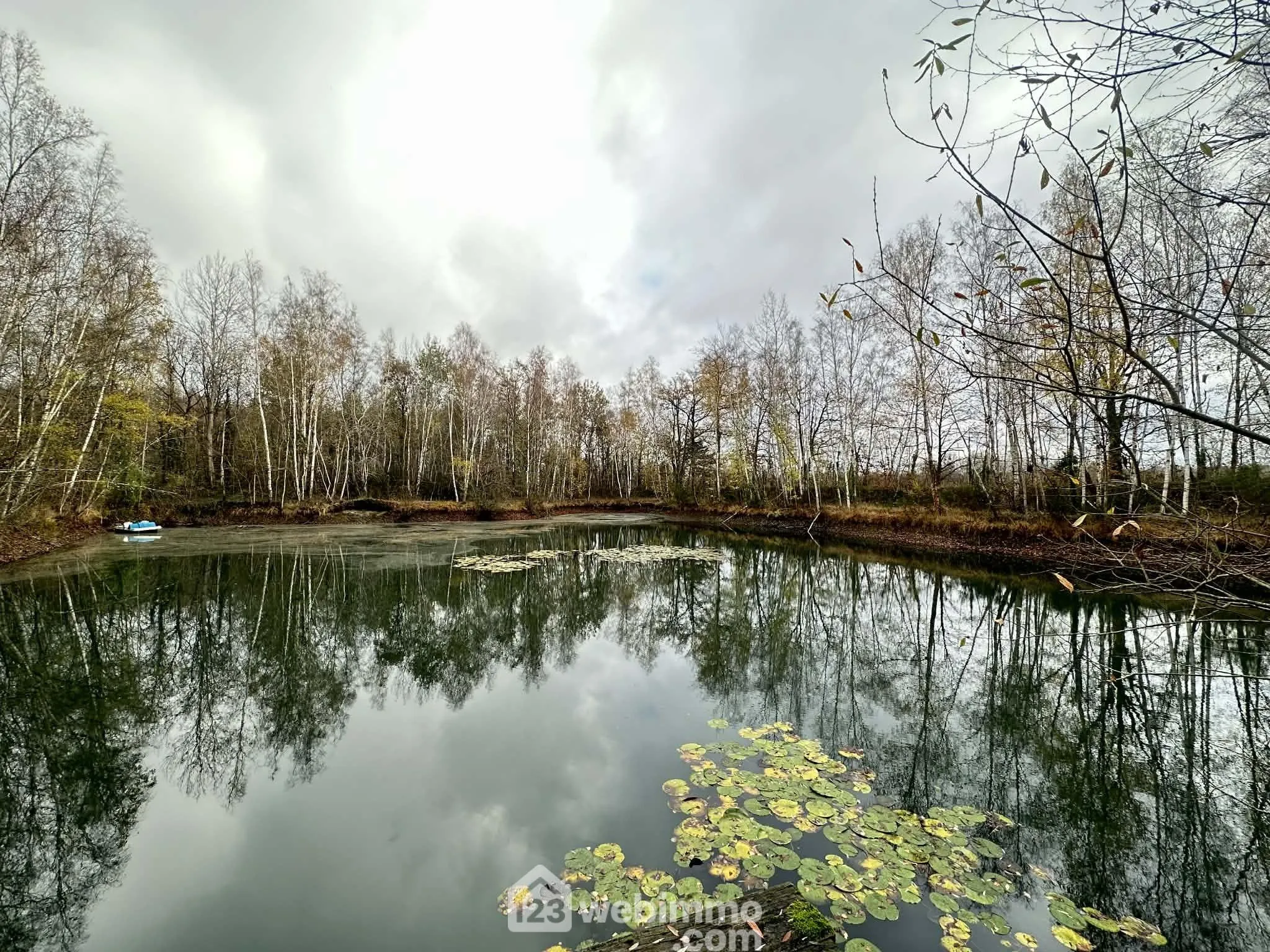 Magnifique terrain de loisirs avec étang à Étouvelles - 10 450 m² 