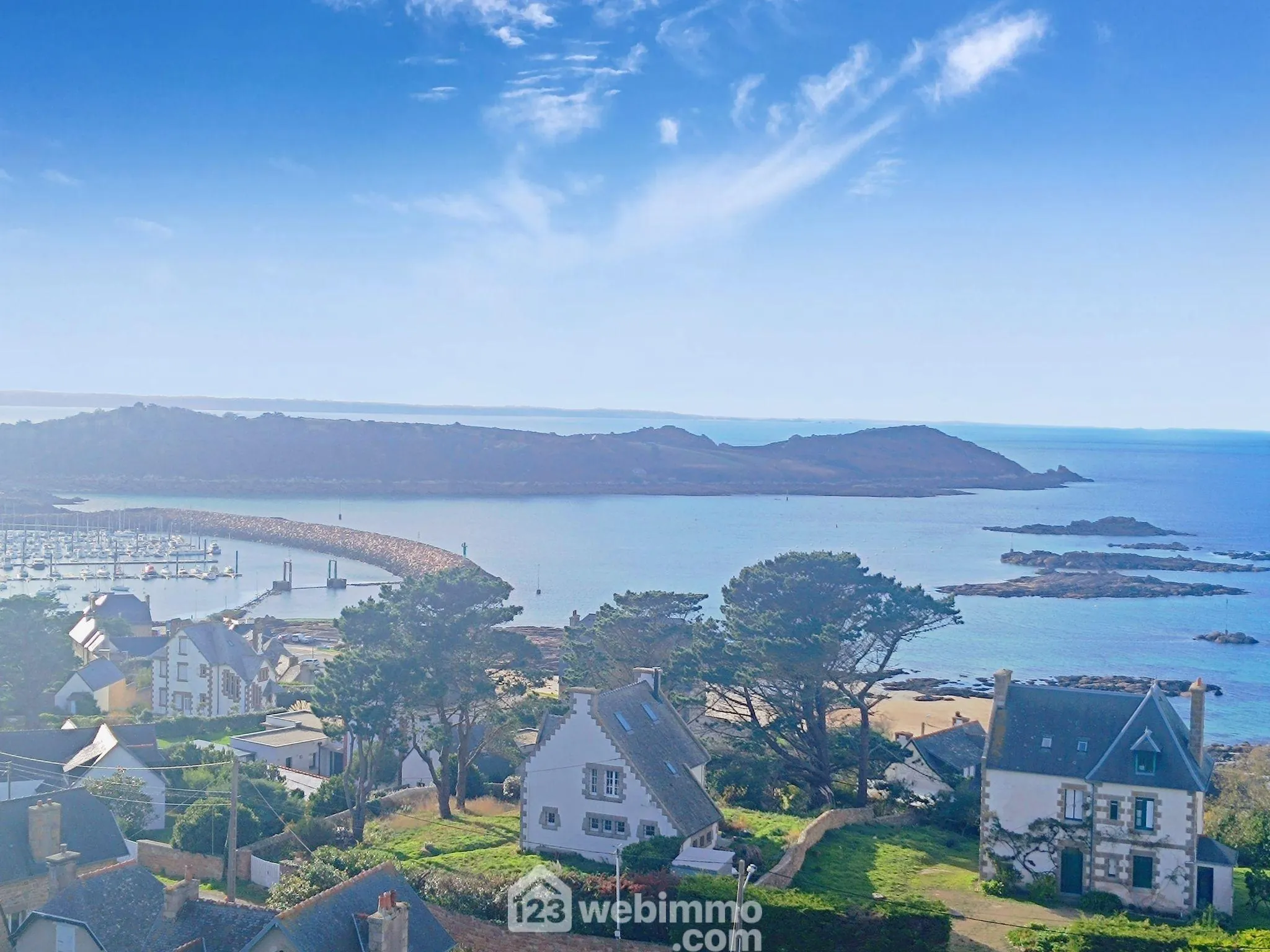 Charmant studio de 20 m² avec terrasse sud et vue mer à Trégor-Goëlo 
