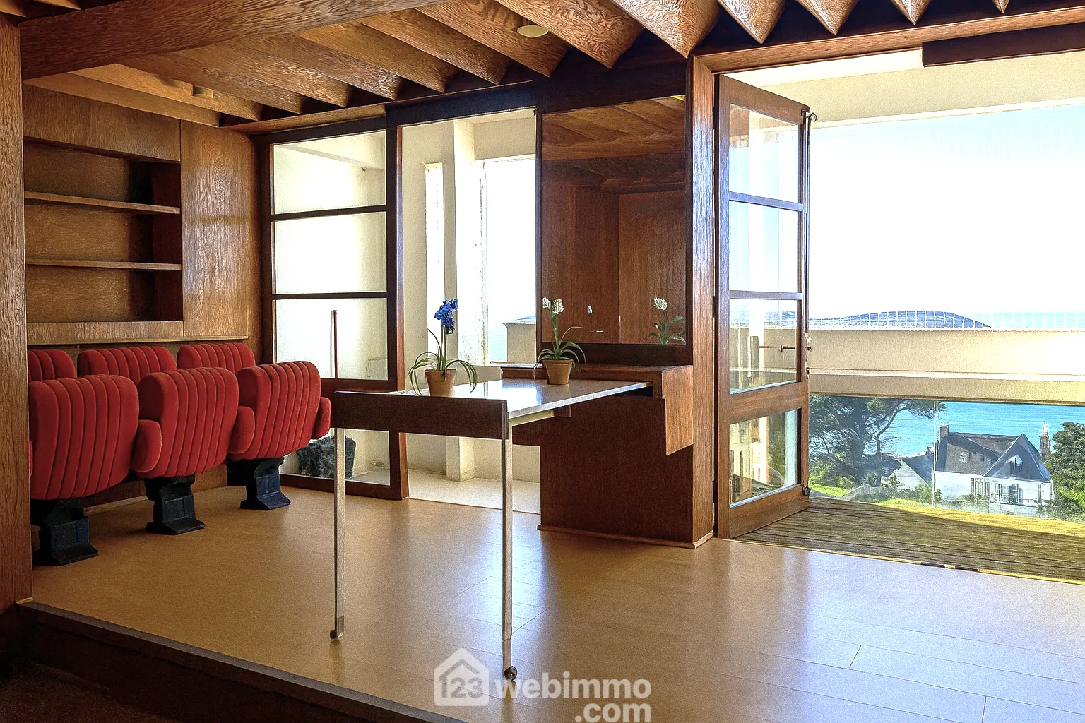 Charmant studio de 20 m² avec terrasse sud et vue mer à Trégor-Goëlo 