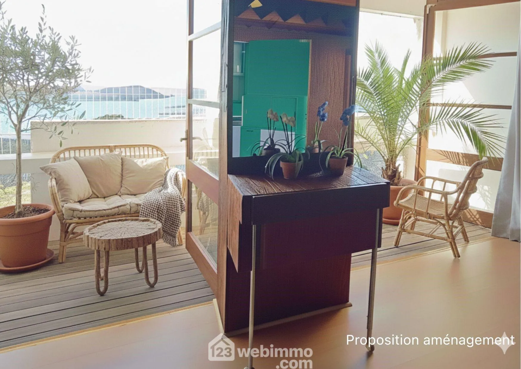 Charmant studio de 20 m² avec terrasse sud et vue mer à Trégor-Goëlo 