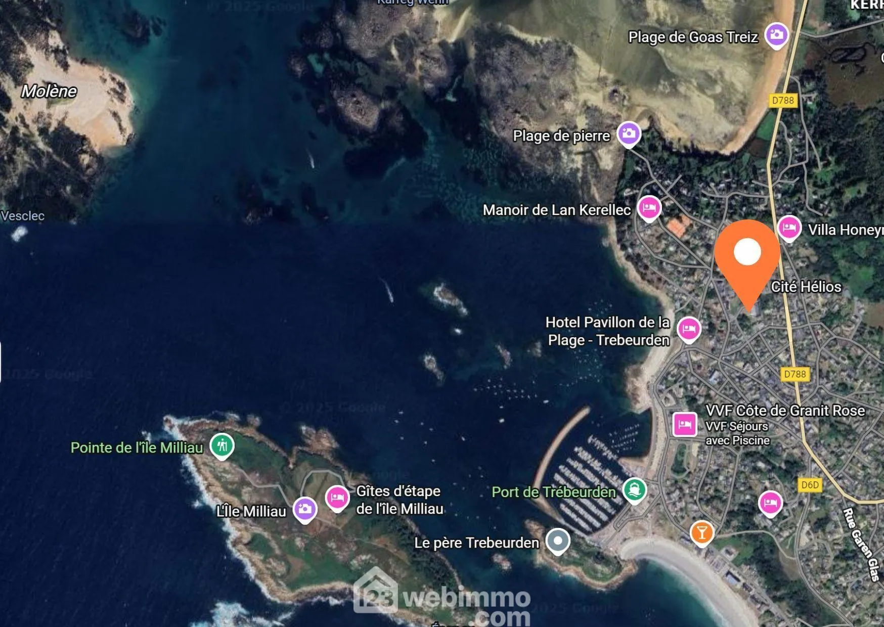 Charmant studio de 20 m² avec terrasse sud et vue mer à Trégor-Goëlo 