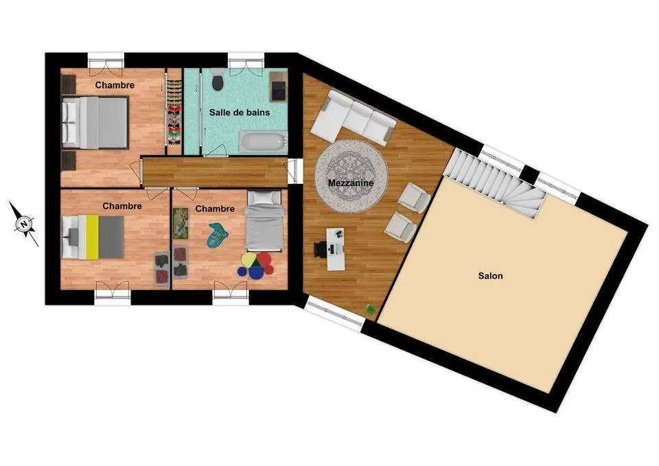Longère rénovée de 240 m² à Saint Macoux, proche commodités 