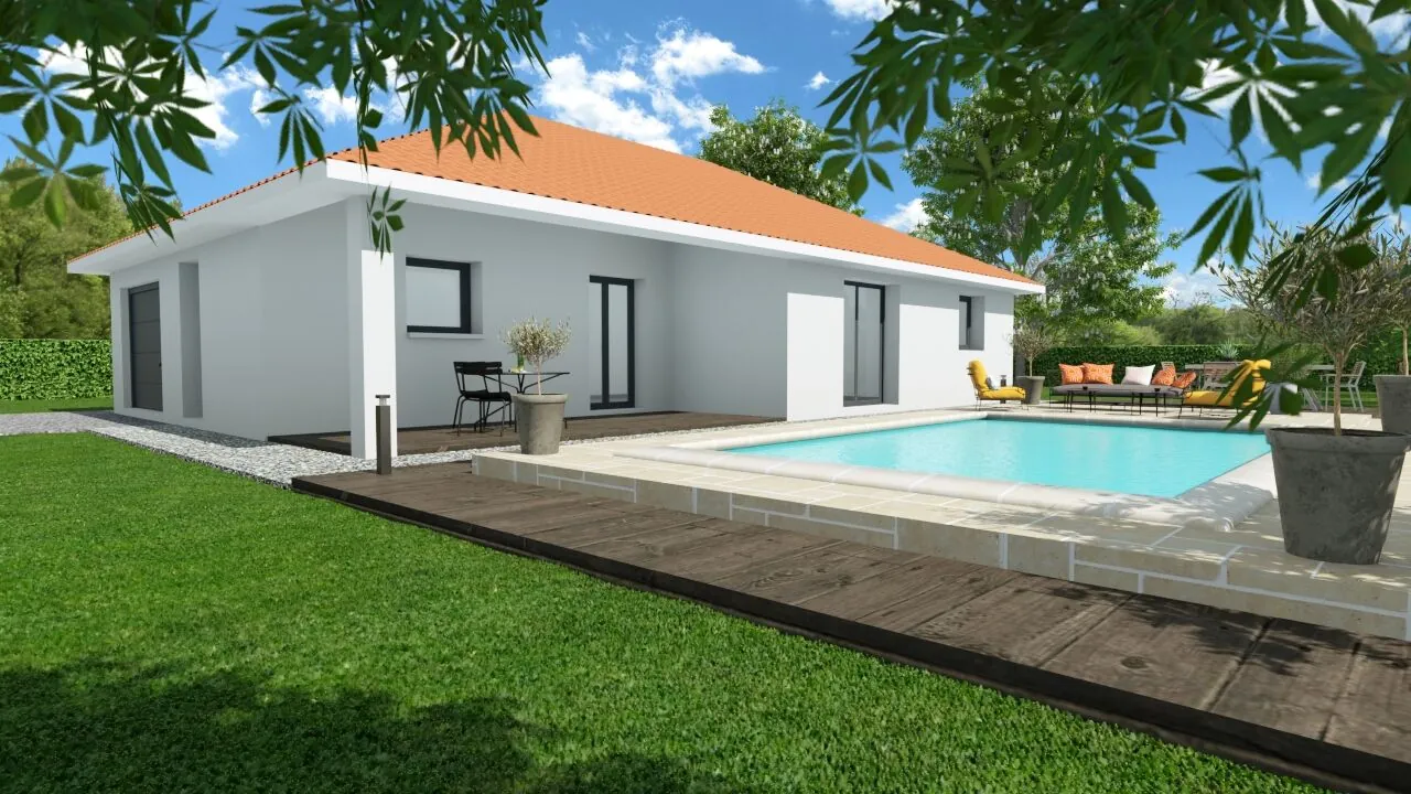 Maison neuve de 90 m² à Saint-Jean-de-Soudain avec prestations haut de gamme 