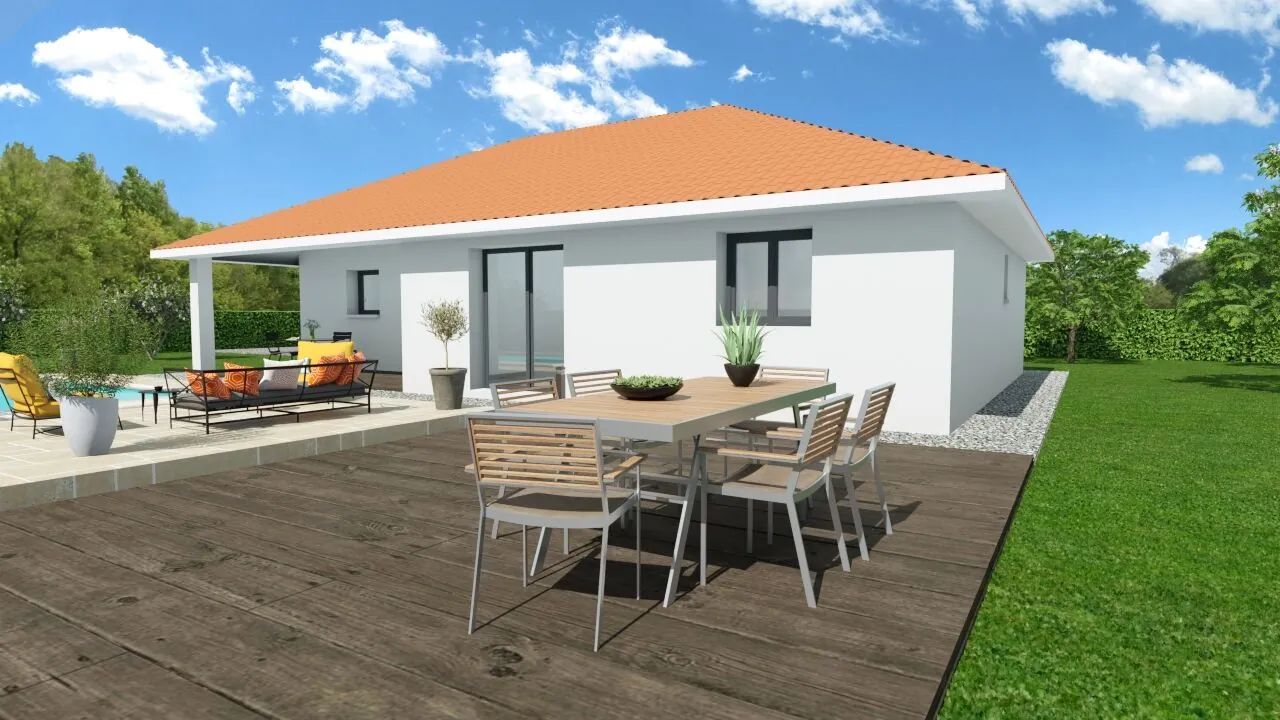 Maison neuve de 90 m² à Saint-Jean-de-Soudain avec prestations haut de gamme 