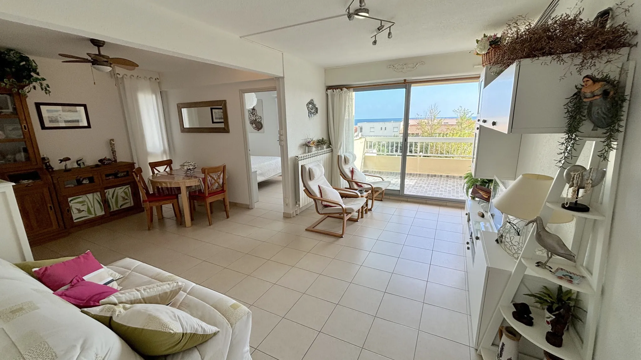 Appartement T2 avec terrasse et vue mer à Carnon-Plage 