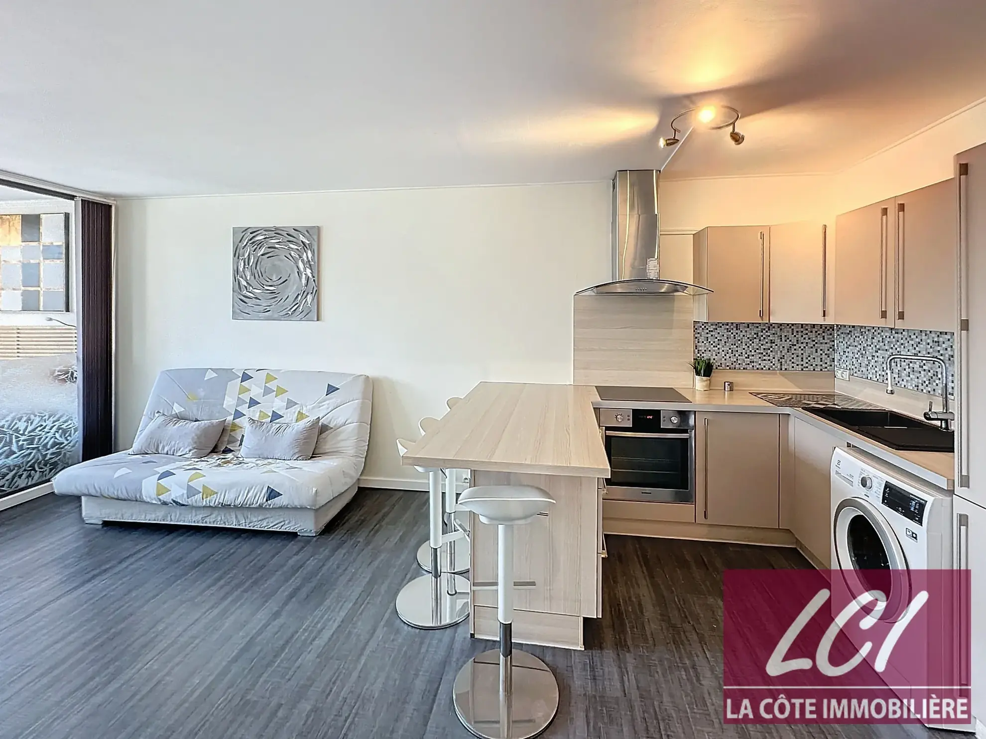 Magnifique T2 rénové à Arcachon avec vue dégagée et parking privé 