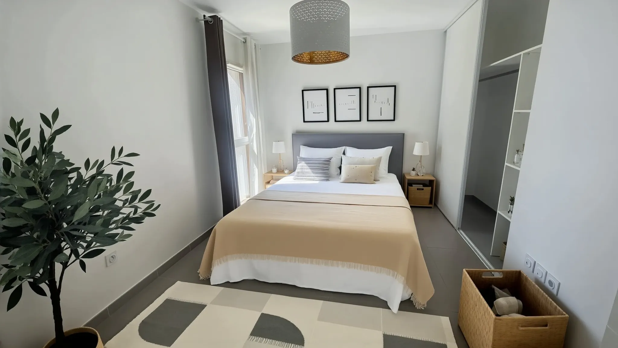 Appartement T3 moderne de 58,75 m² à Martigues, résidence sécurisée et parking 