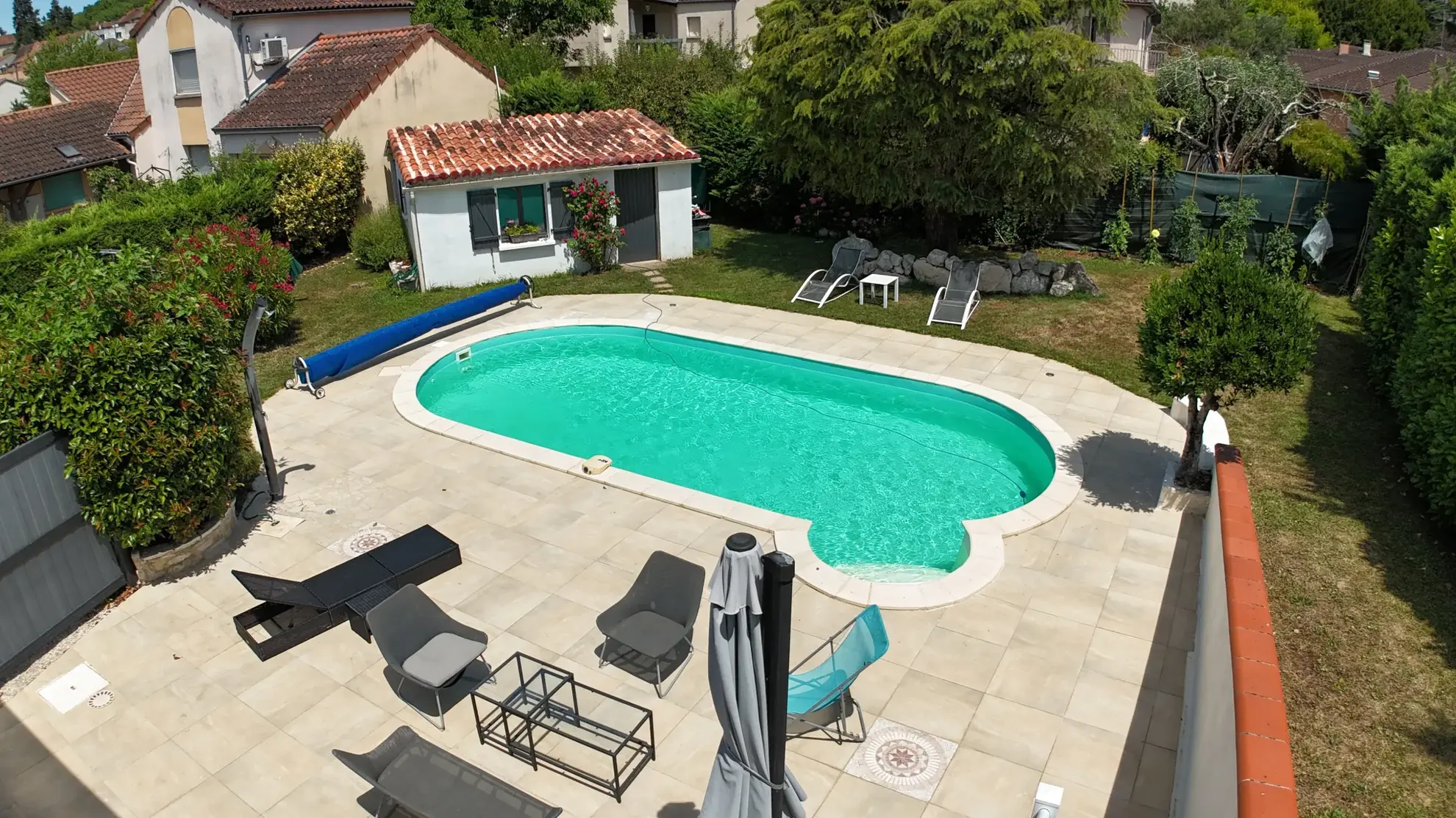 Maison avec piscine, loft indépendant et jardin à Souillac - Quartier calme 