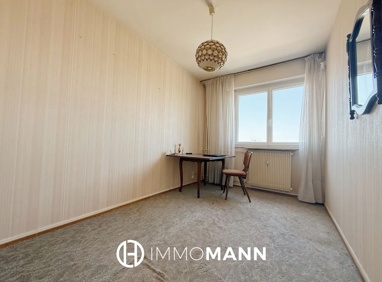 Bel appartement lumineux de 91 m² avec balcon, cave et parking à Hoenheim près de Strasbourg 