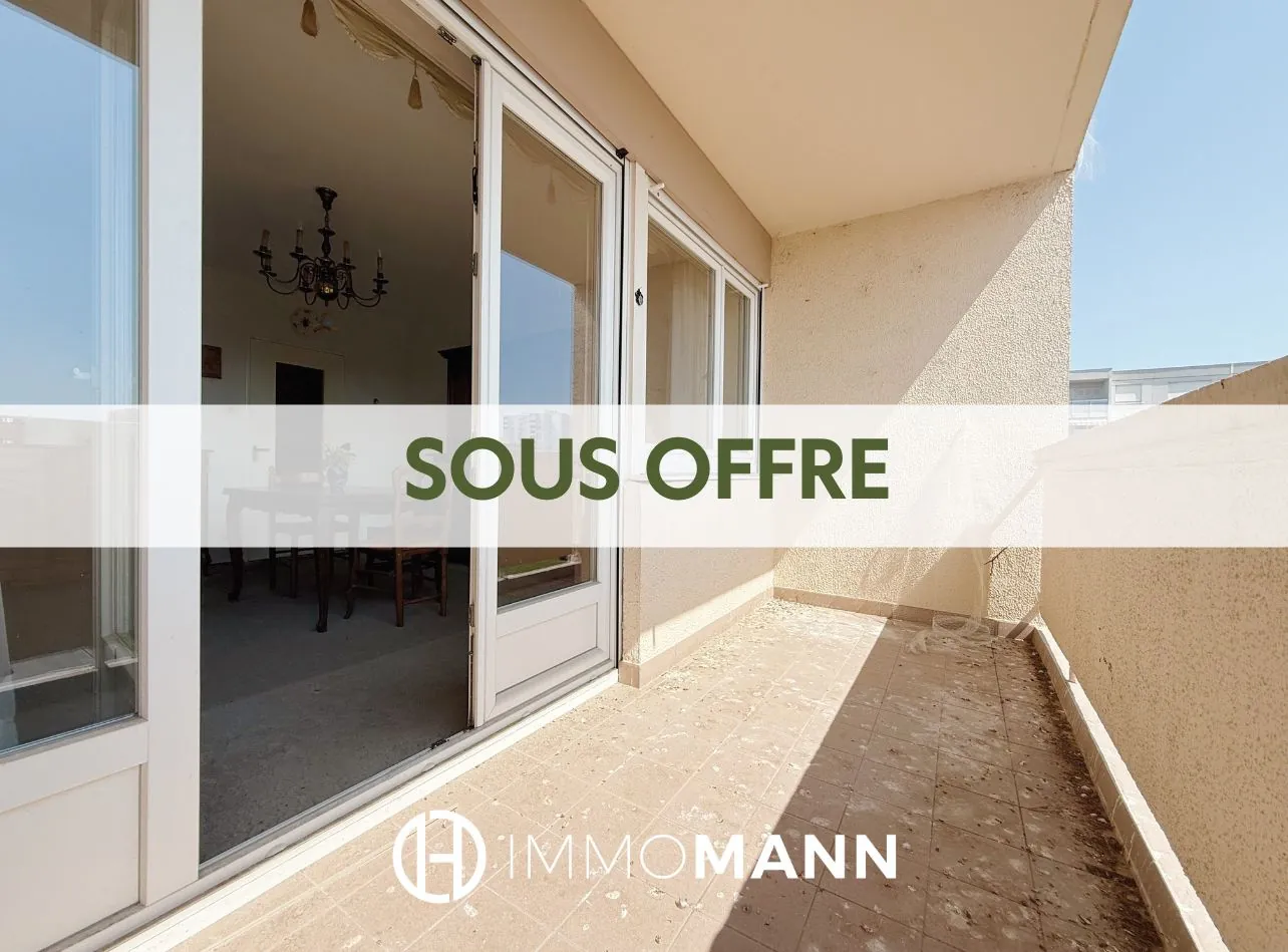 Bel appartement lumineux de 91 m² avec balcon, cave et parking à Hoenheim près de Strasbourg 