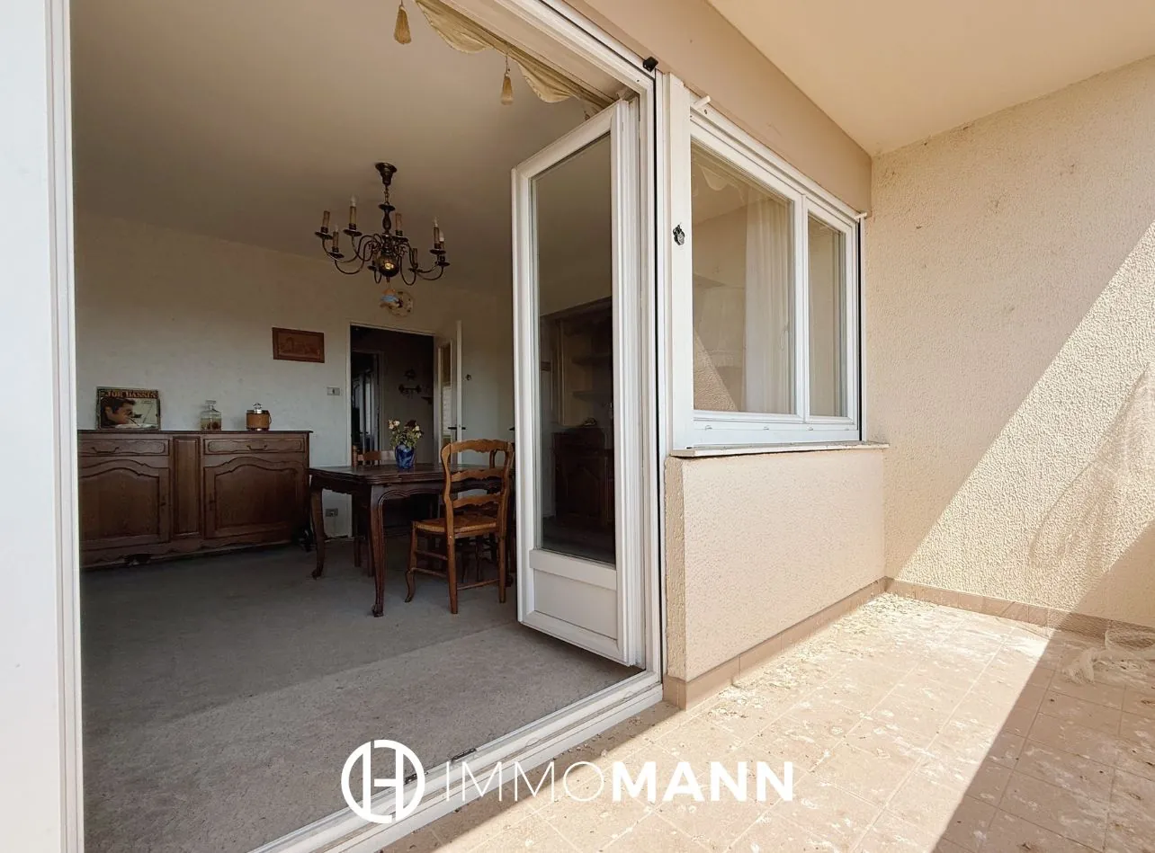 Bel appartement lumineux de 91 m² avec balcon, cave et parking à Hoenheim près de Strasbourg 