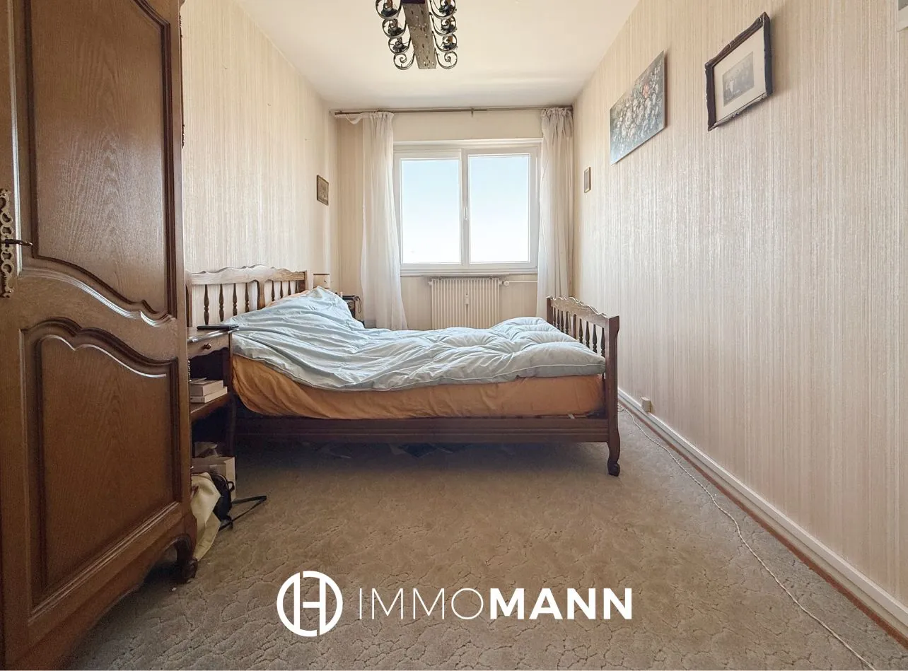 Bel appartement lumineux de 91 m² avec balcon, cave et parking à Hoenheim près de Strasbourg 