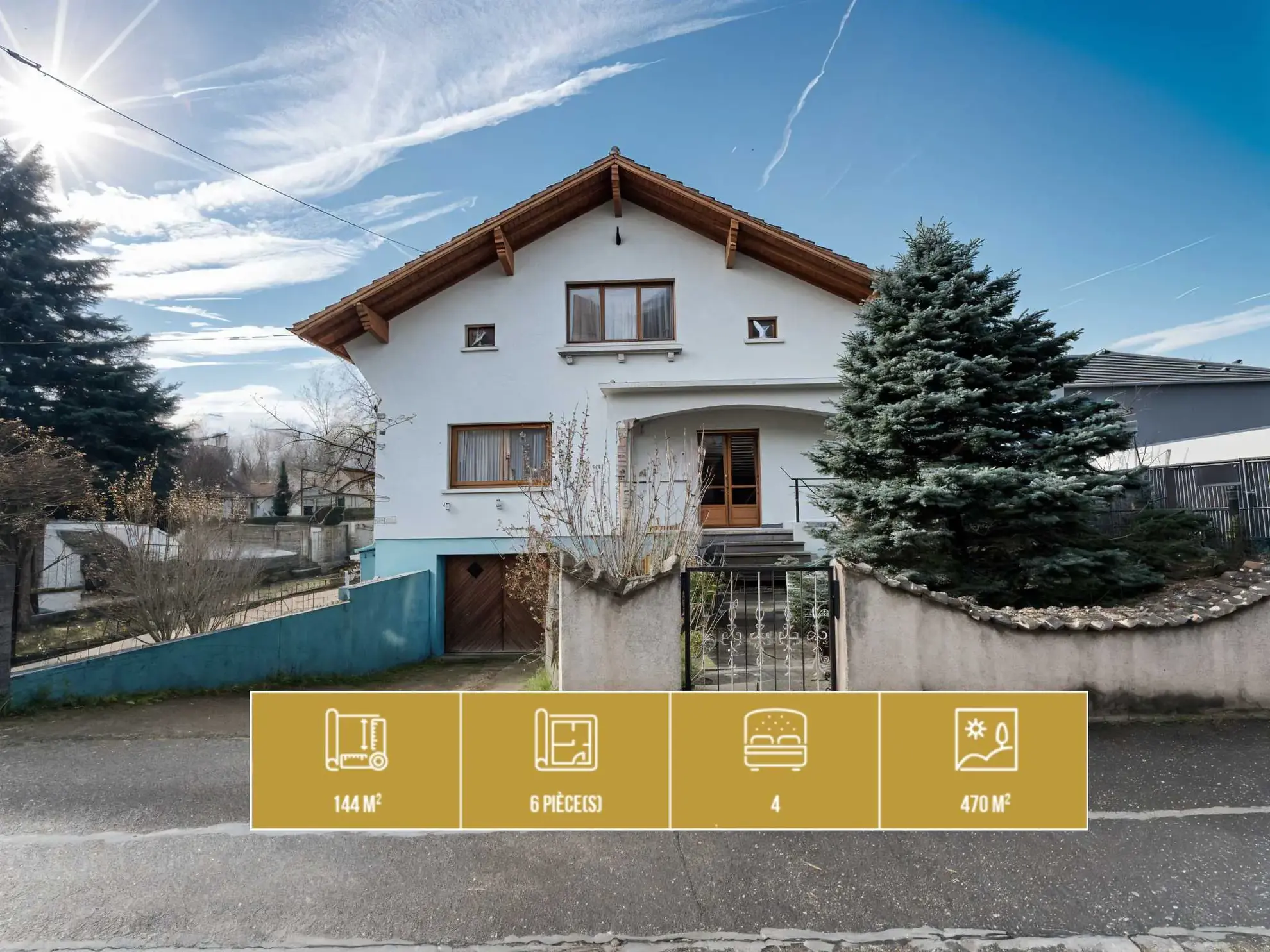 Maison spacieuse à Bartenheim avec 4 chambres et potentiel de rénovation, aides financières