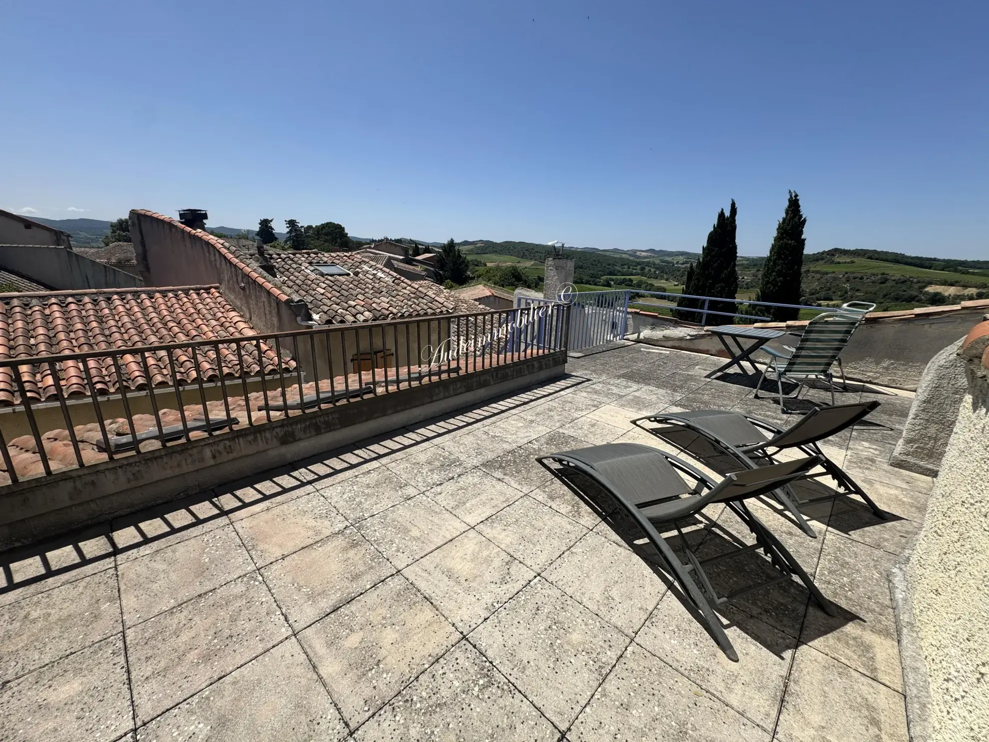Maison de village rénovée avec vue panoramique à Limoux - 149 m² 