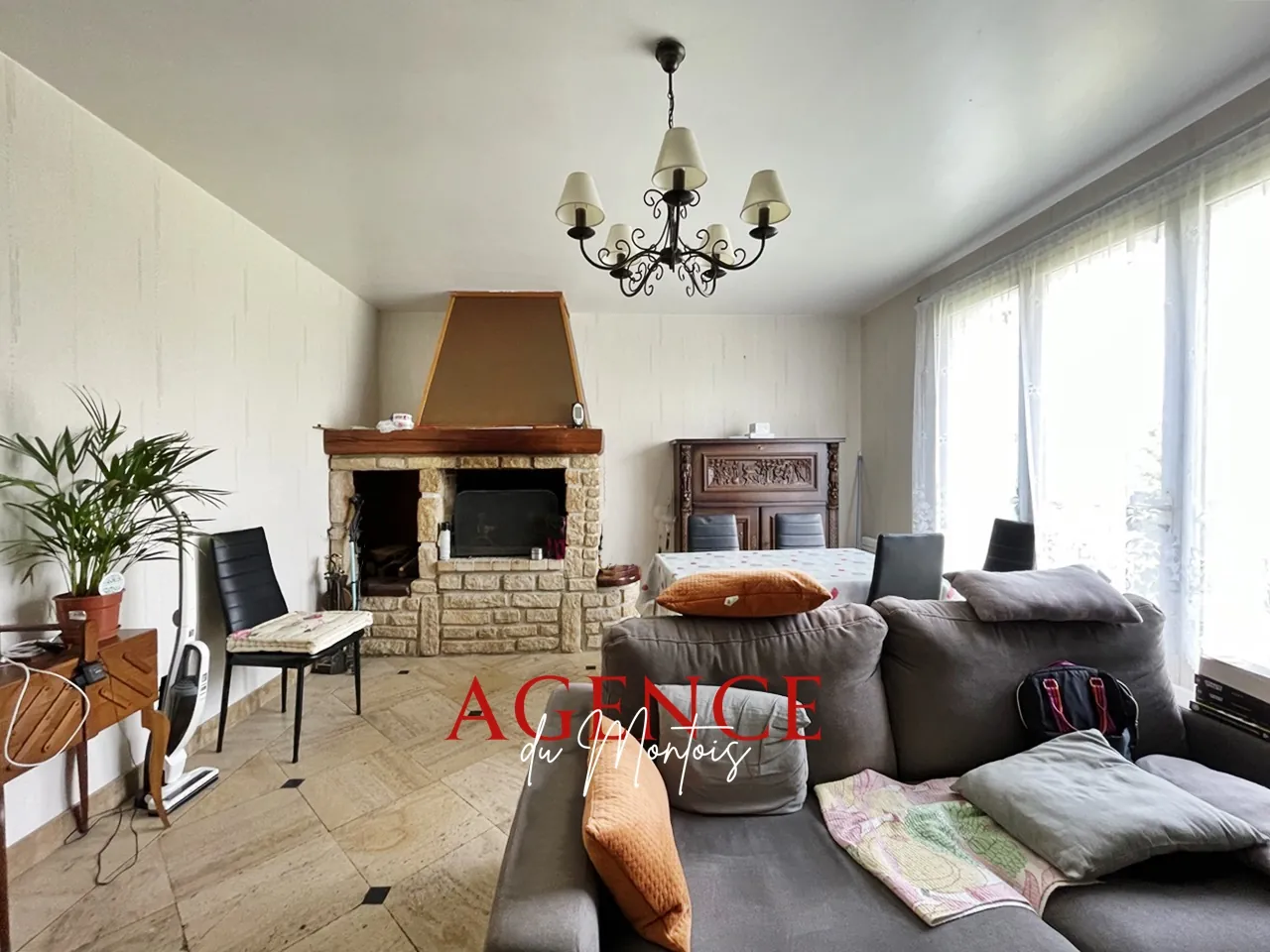 Maison traditionnelle à Bray-sur-Seine avec jardin clos et garage, 2 chambres 