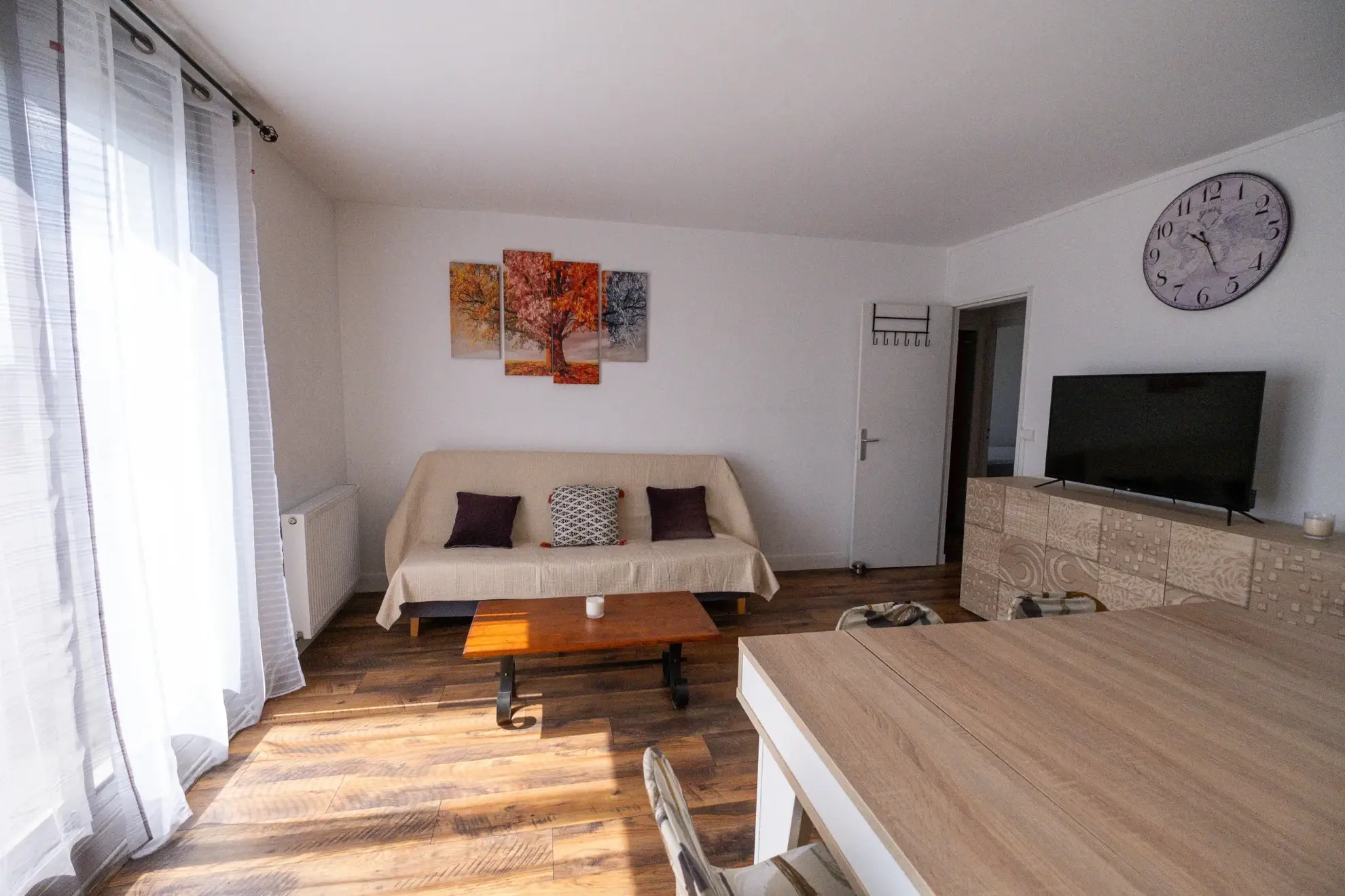 Appartement 4 pièces avec 3 chambres et balcon à Pessac 