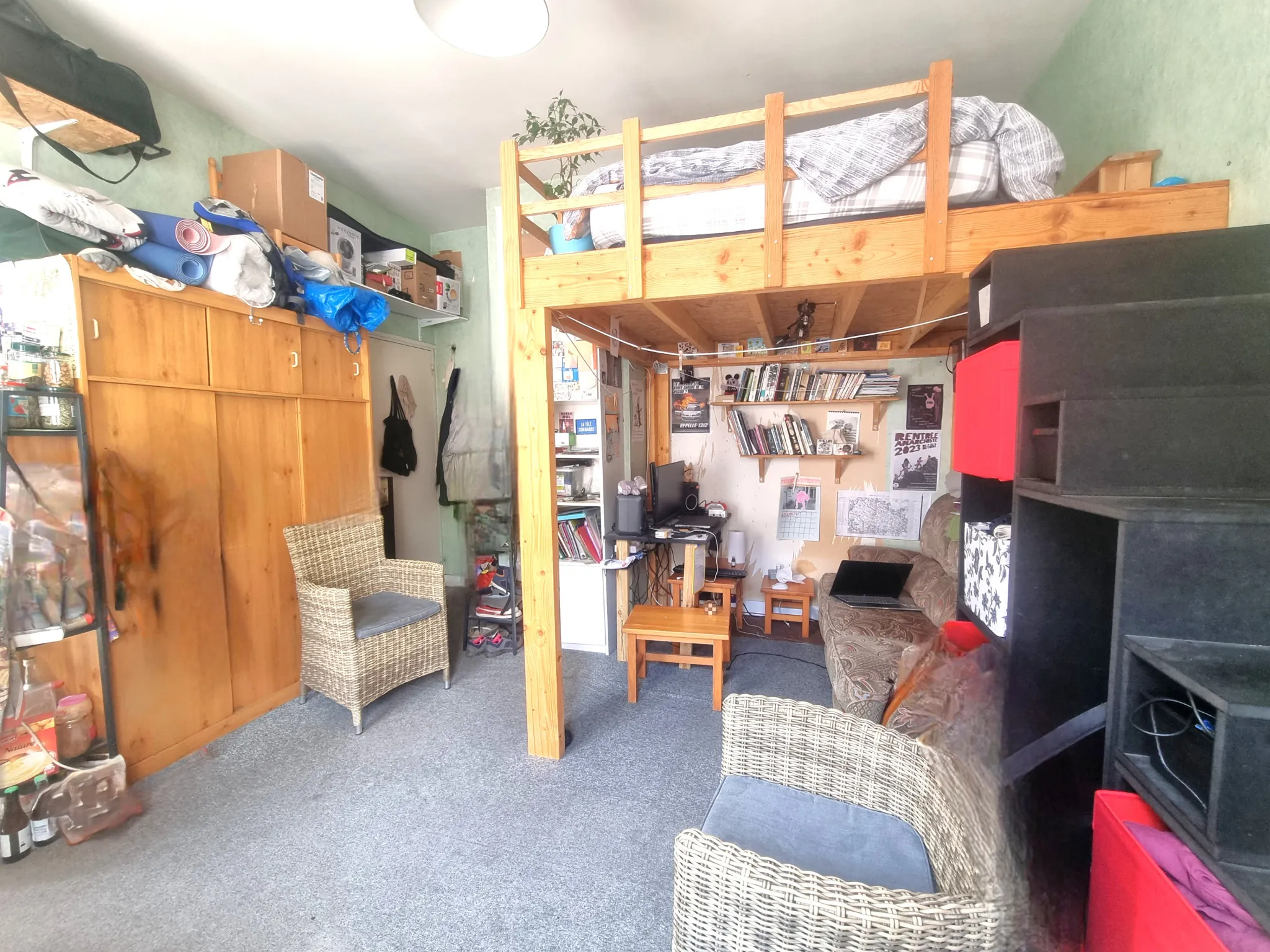 Studio en vente à Lille rue d'Artois, investissement locatif avec locataire en place 