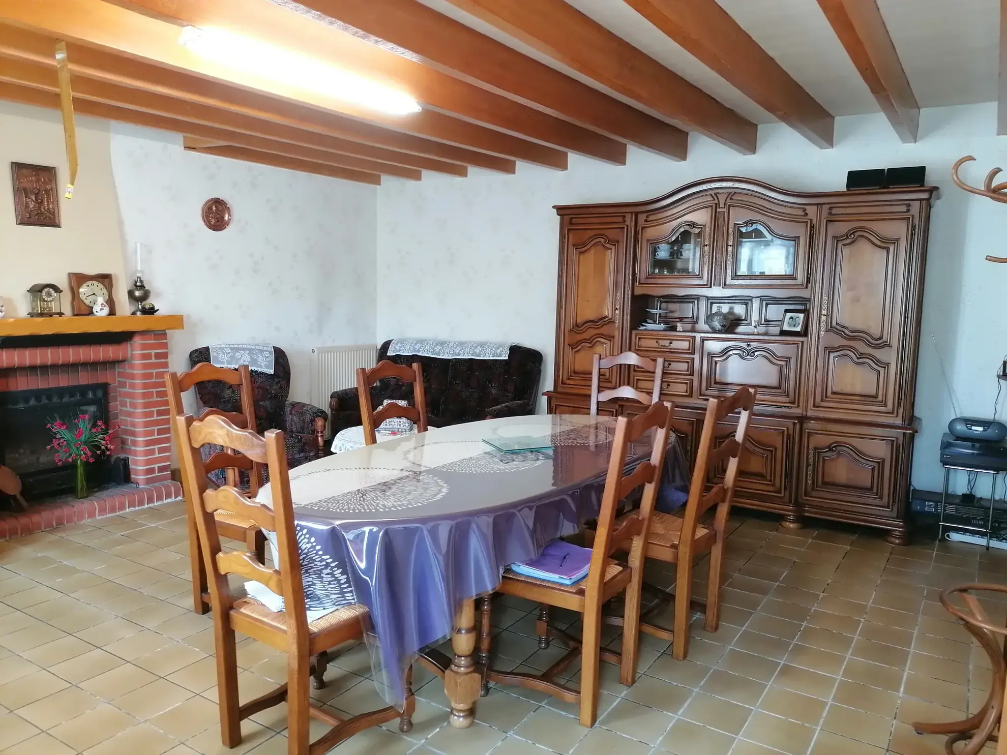 À vendre maison à Mauron de 85 m² avec appartement indépendant et terrain de 550 m² 