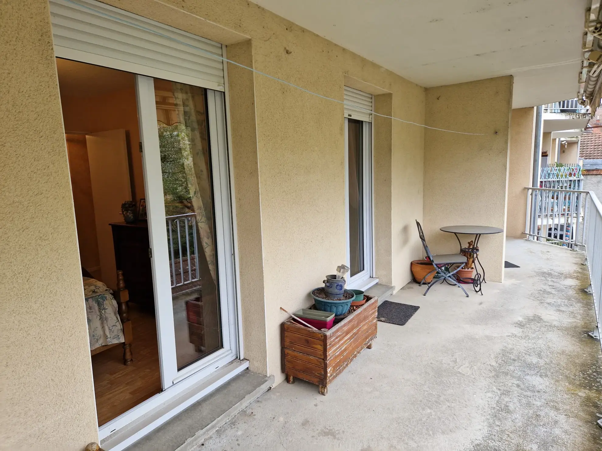 Appartement T4 avec grand balcon à Saint-Jean, Autun – 80 m² 