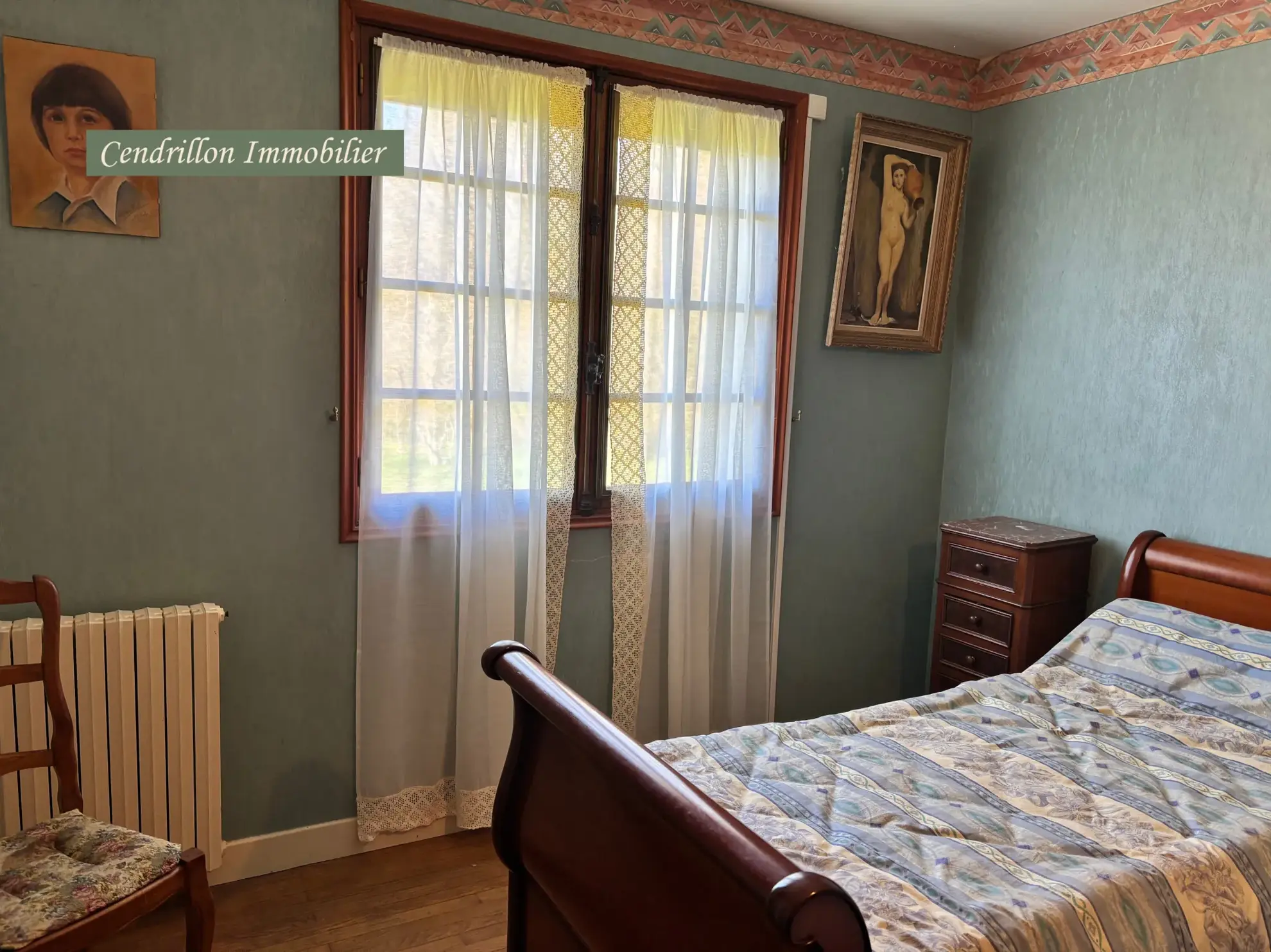 Belle maison année 70 avec grand jardin et garage à Bourganeuf 