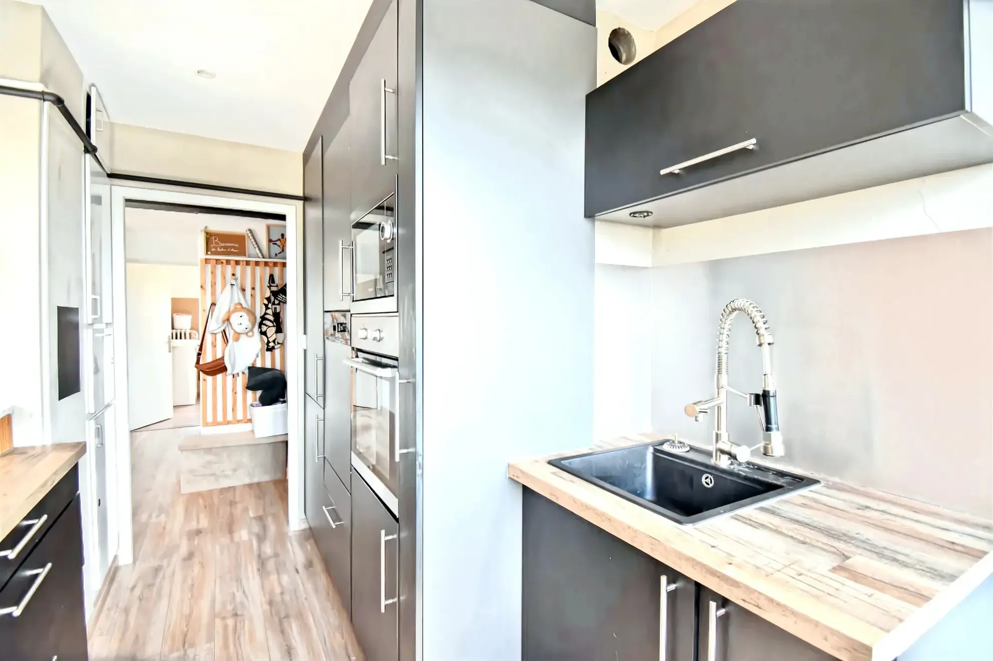 Appartement T3 lumineux avec vue sur la Liane à Boulogne-sur-Mer 