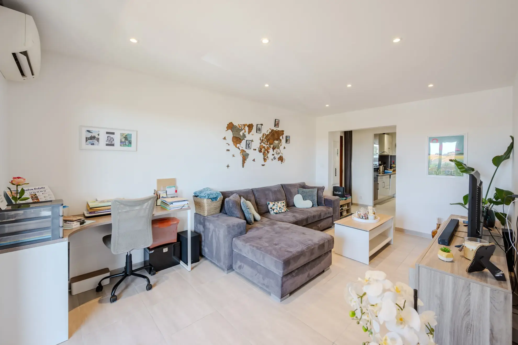 Appartement T3 lumineux de 63 m² avec terrasse et parking à La Farlède 