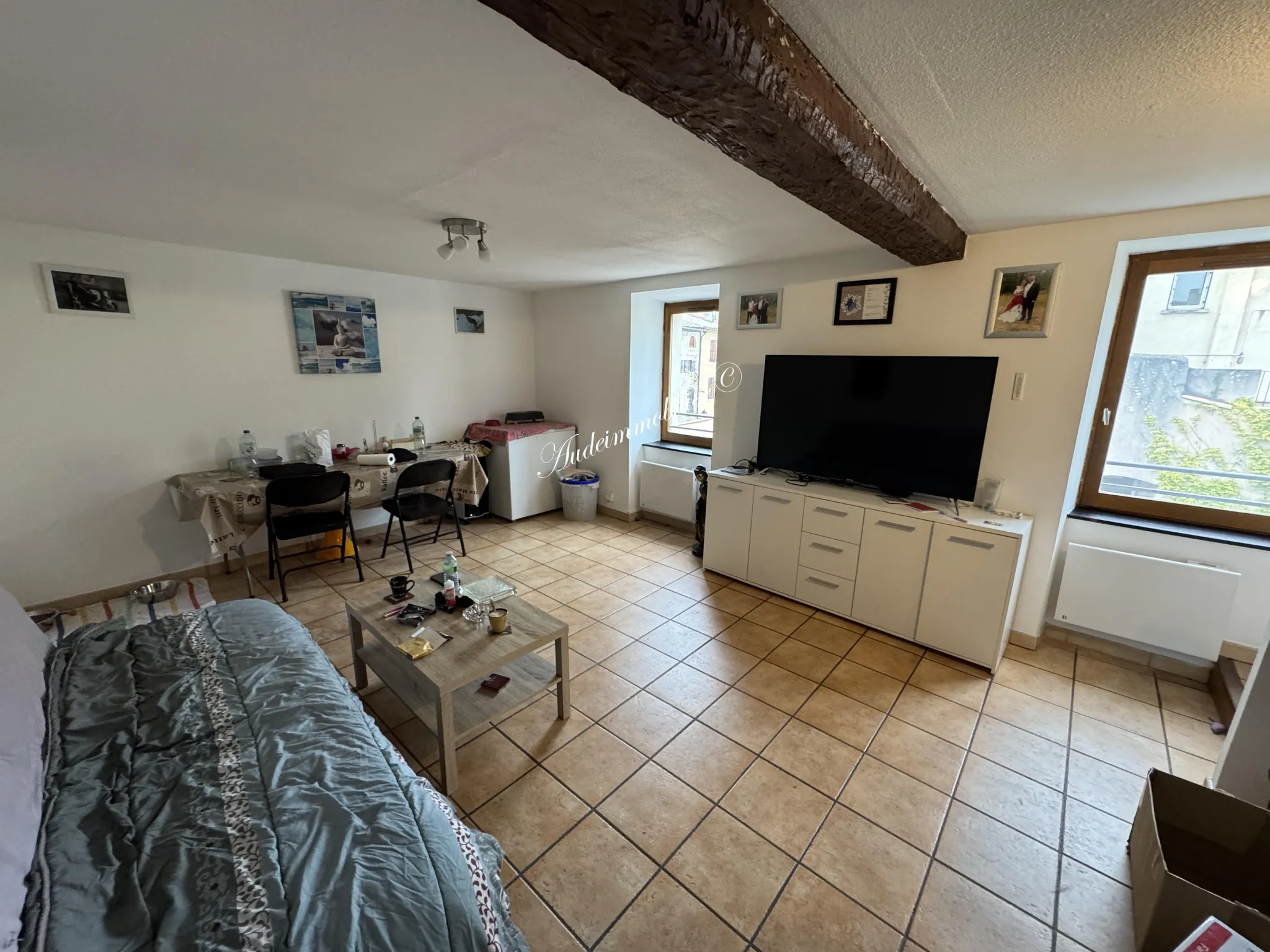 Appartement T3 lumineux et loué à Limoux, 53,77 m², centre-ville