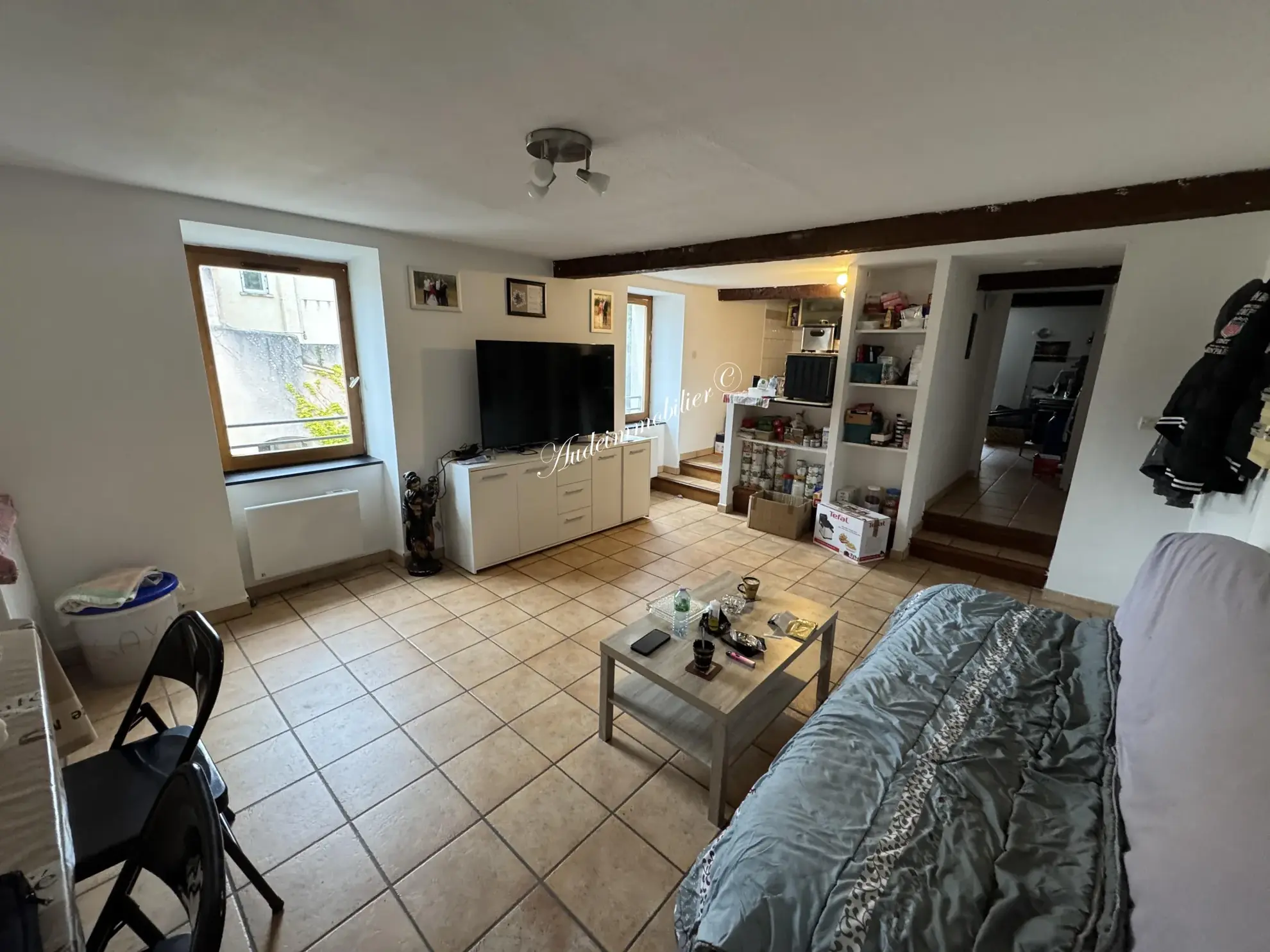Appartement T3 lumineux et loué à Limoux, 53,77 m², centre-ville 