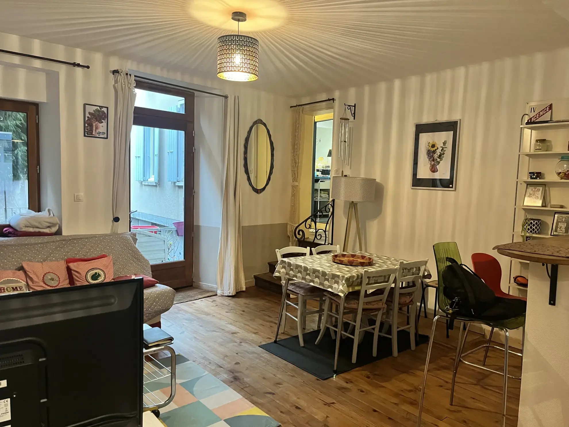 Appartement T3/4 à vendre à Rodez, Cour intérieure et terrasse privée, lumineux et caractériel