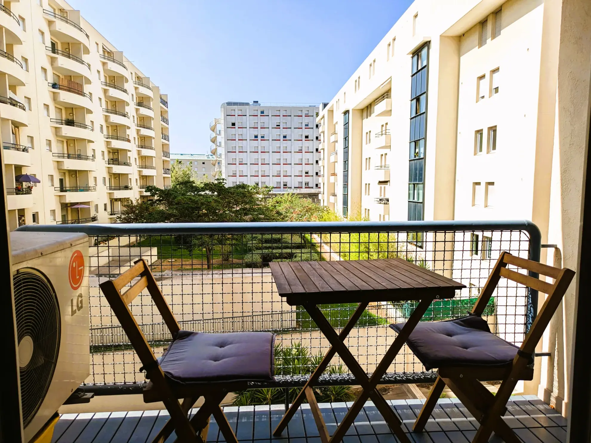 Appartement T3/T4 avec balcon et parking à Marseille Baille-Timone