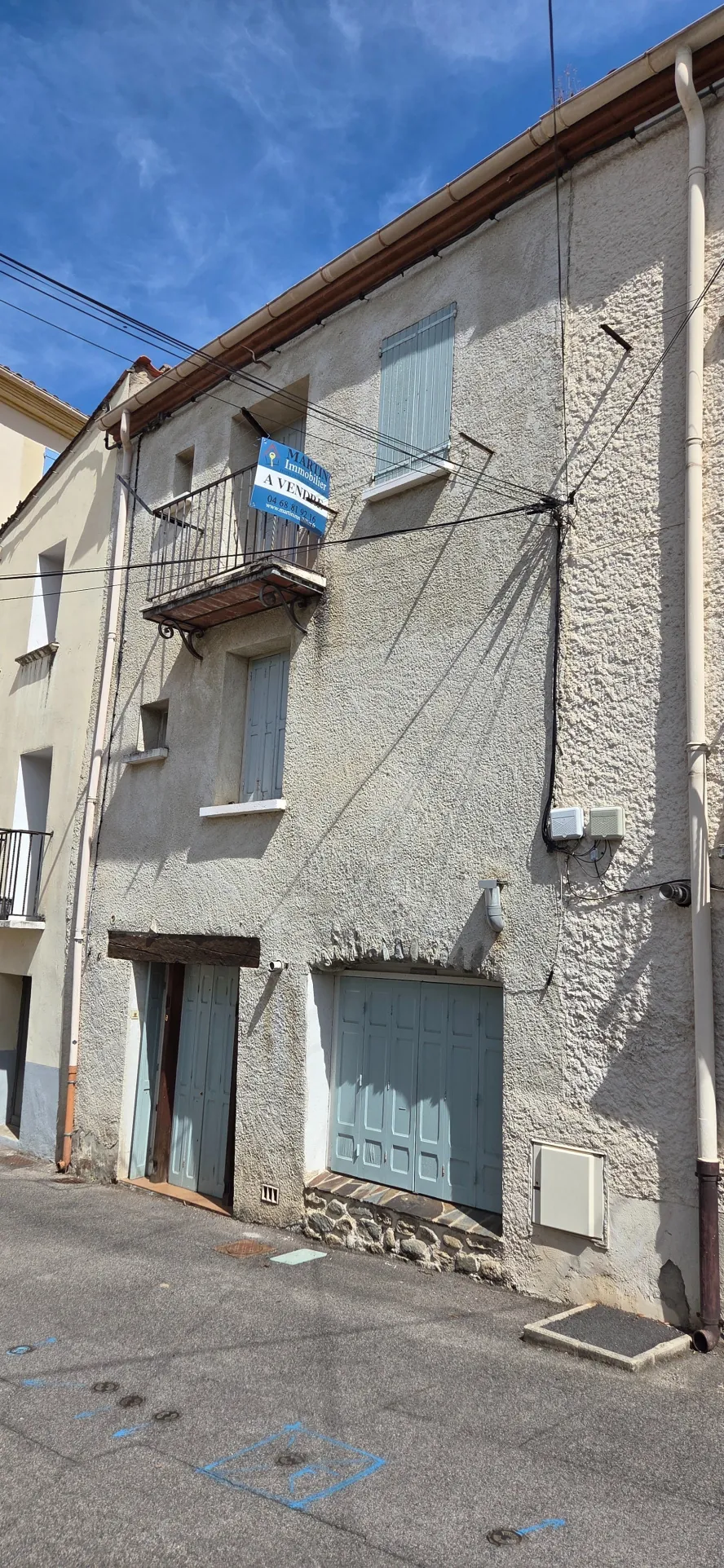 Maison de village à Céret - 75 m², 3 niveaux, rue calme