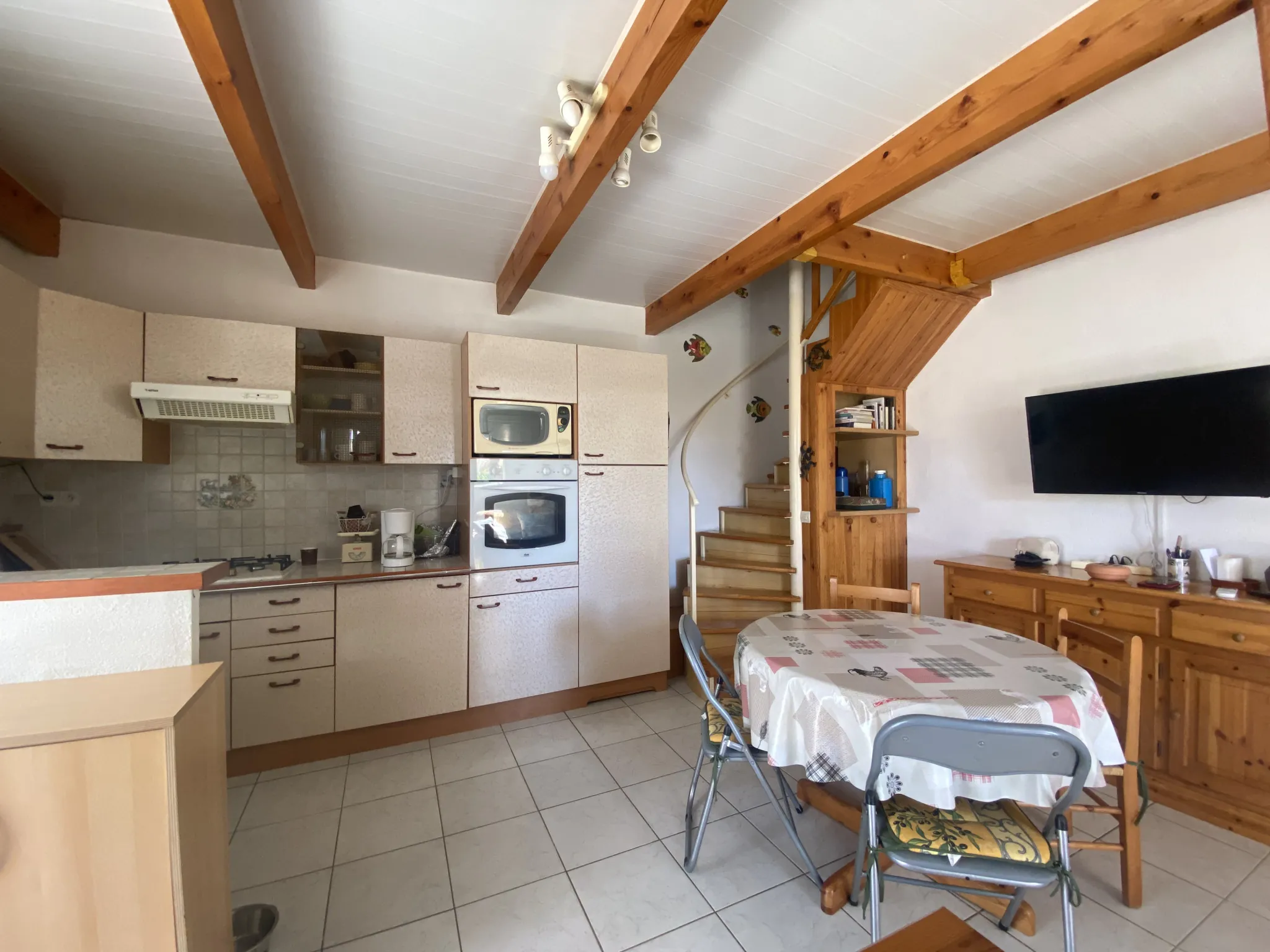 Maison 3 pièces avec terrasse et parking privé à Vias plage 