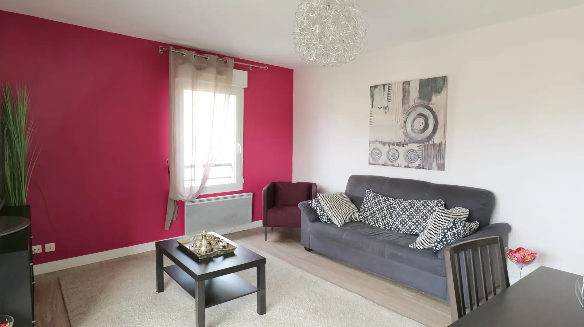 Appartement 3 pièces meublé avec balcon et garage à Caen Mémorial 